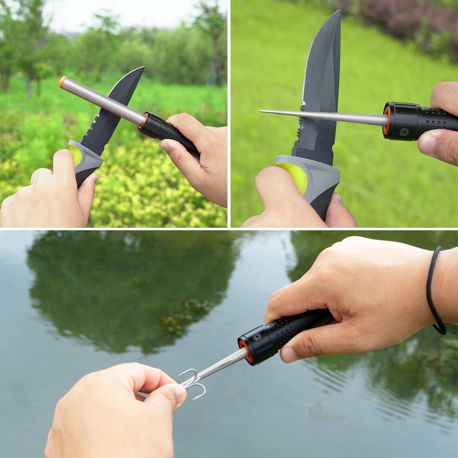 Afilador de Cuchillos 3-en-1 SHARPAL 178N con Diamante 600 Granos