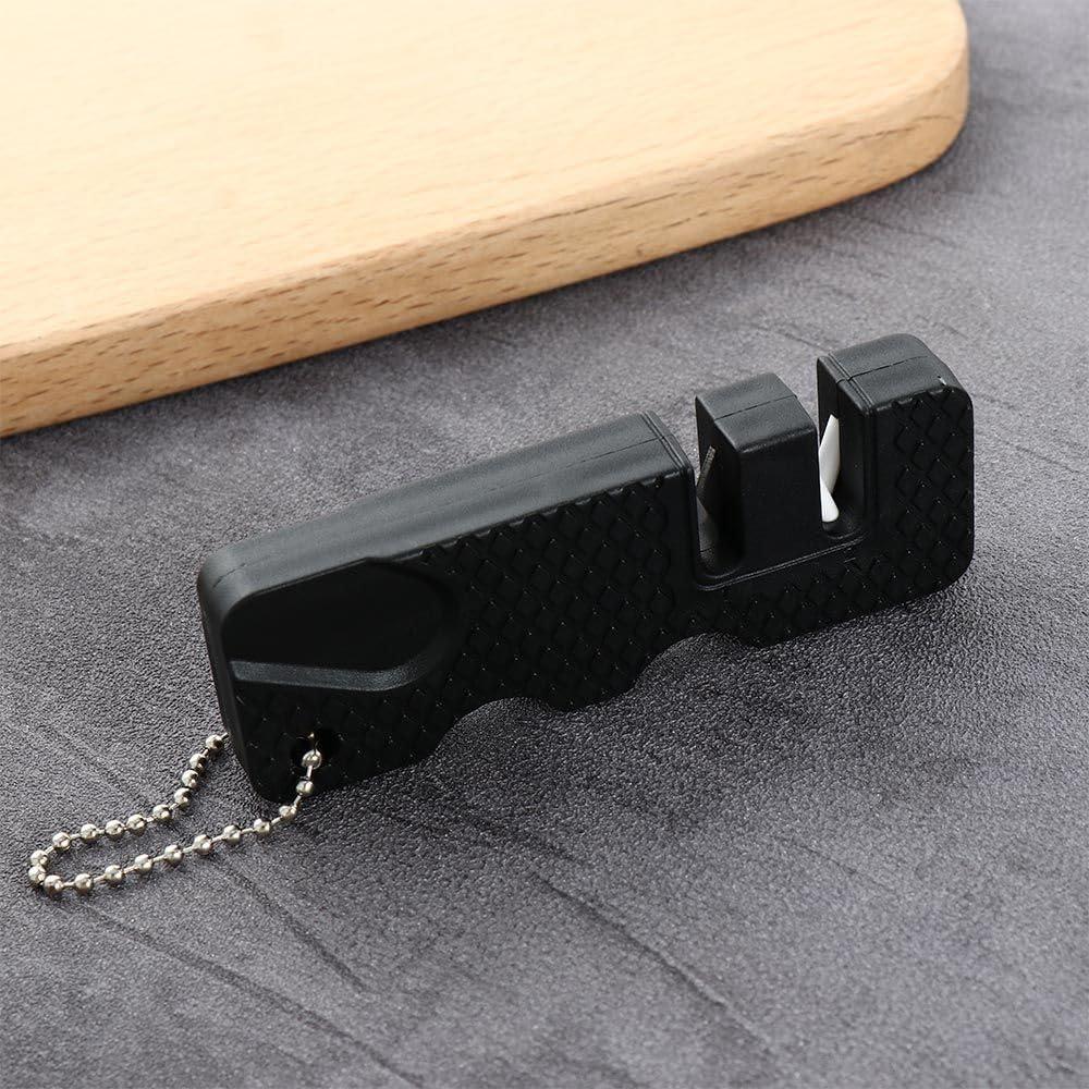 Afilador de Cuchillos Xinjincang Pocket Negro Compacto