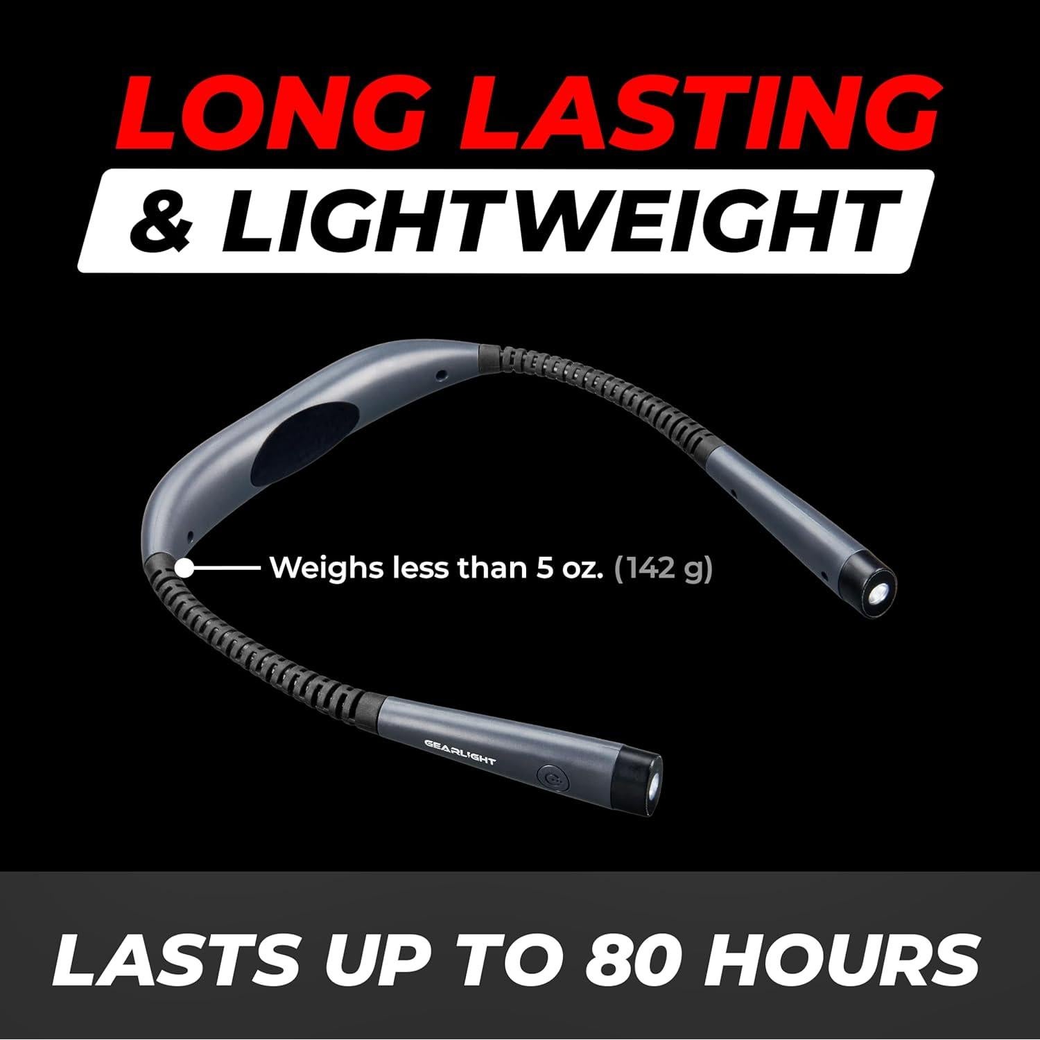 Luz de Libro Recargable GearLight GLT-TOH-BOOKLIGHT LED 3 Modos