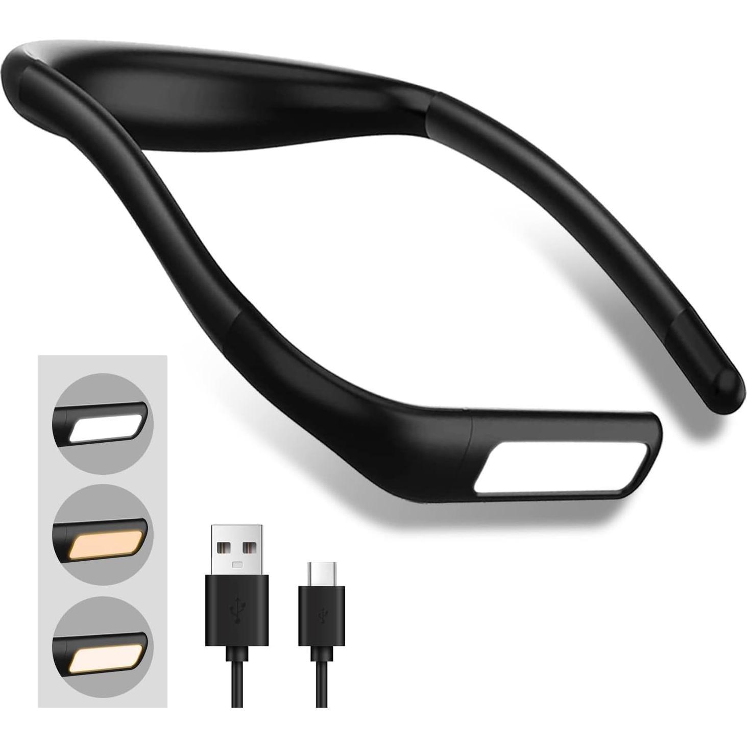 Luz de Lectura LED LALAKU para el Cuello 3 Colores Ajustable