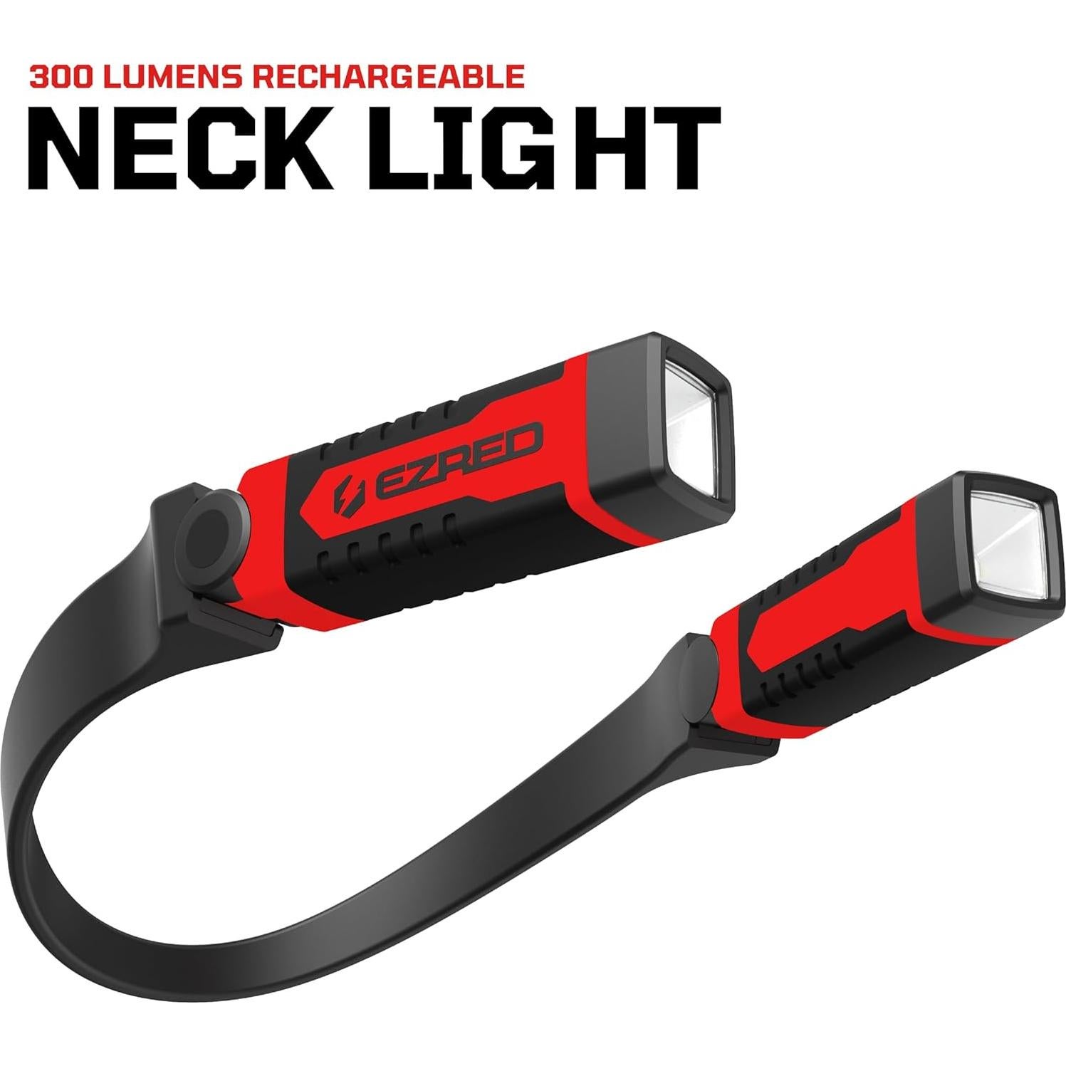 Luz de Cuello Recargable EZRED NK15 300 Lúmenes IPX4
