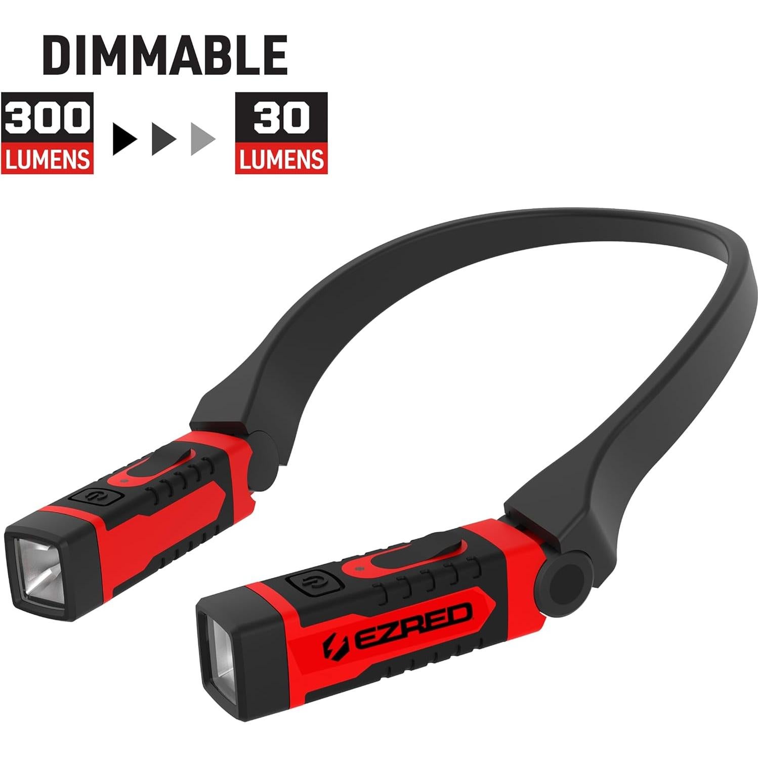 Luz de Cuello Recargable EZRED NK15 300 Lúmenes IPX4