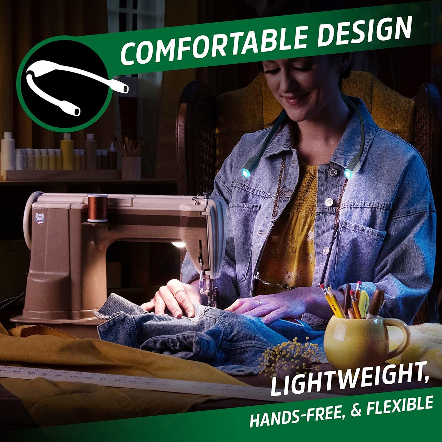 Luz de Cuello Recargable Energizer LED Negra 100 Lúmenes