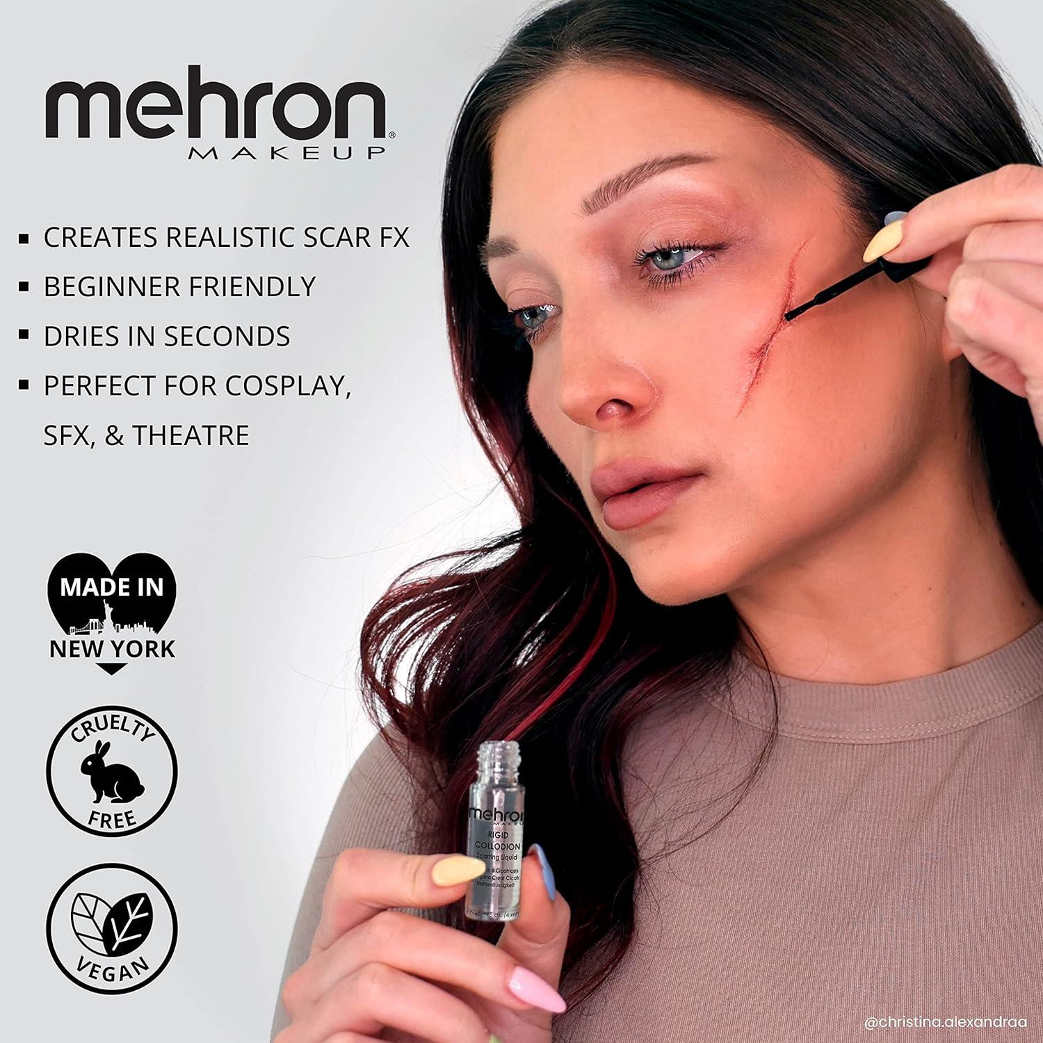 Mehron Makeup Rigid Collodion 4ml | Cicatriz SFX Profesional