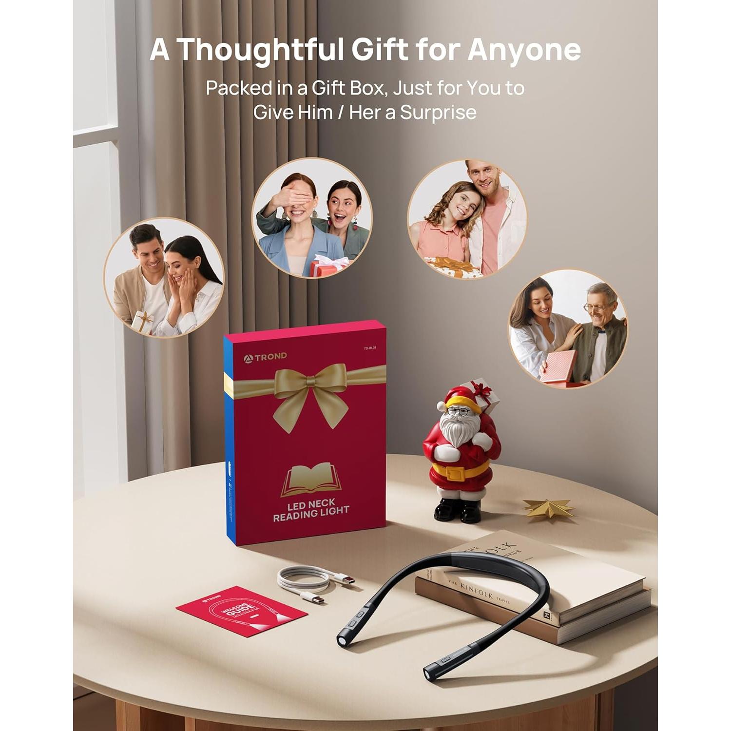 Luz de Lectura para el Cuello TROND LED Recargable 1000mAh