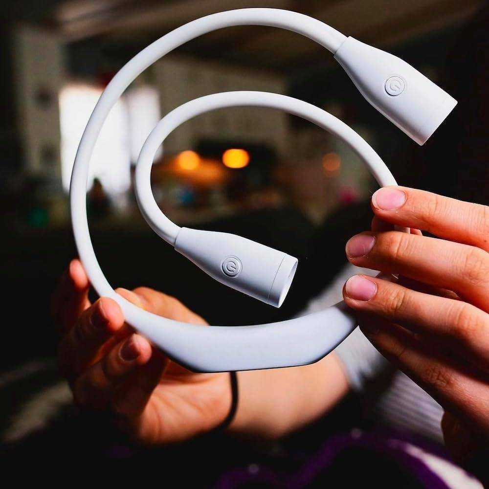 Luz de Tejer Lumos Blanca, Ajustable y Recargable