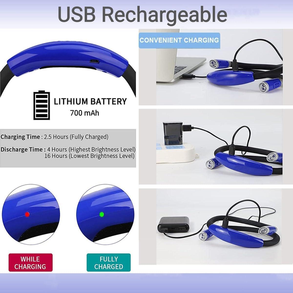 Luz de Lectura Recargable Yixinyuan para el Cuello 3 Colores