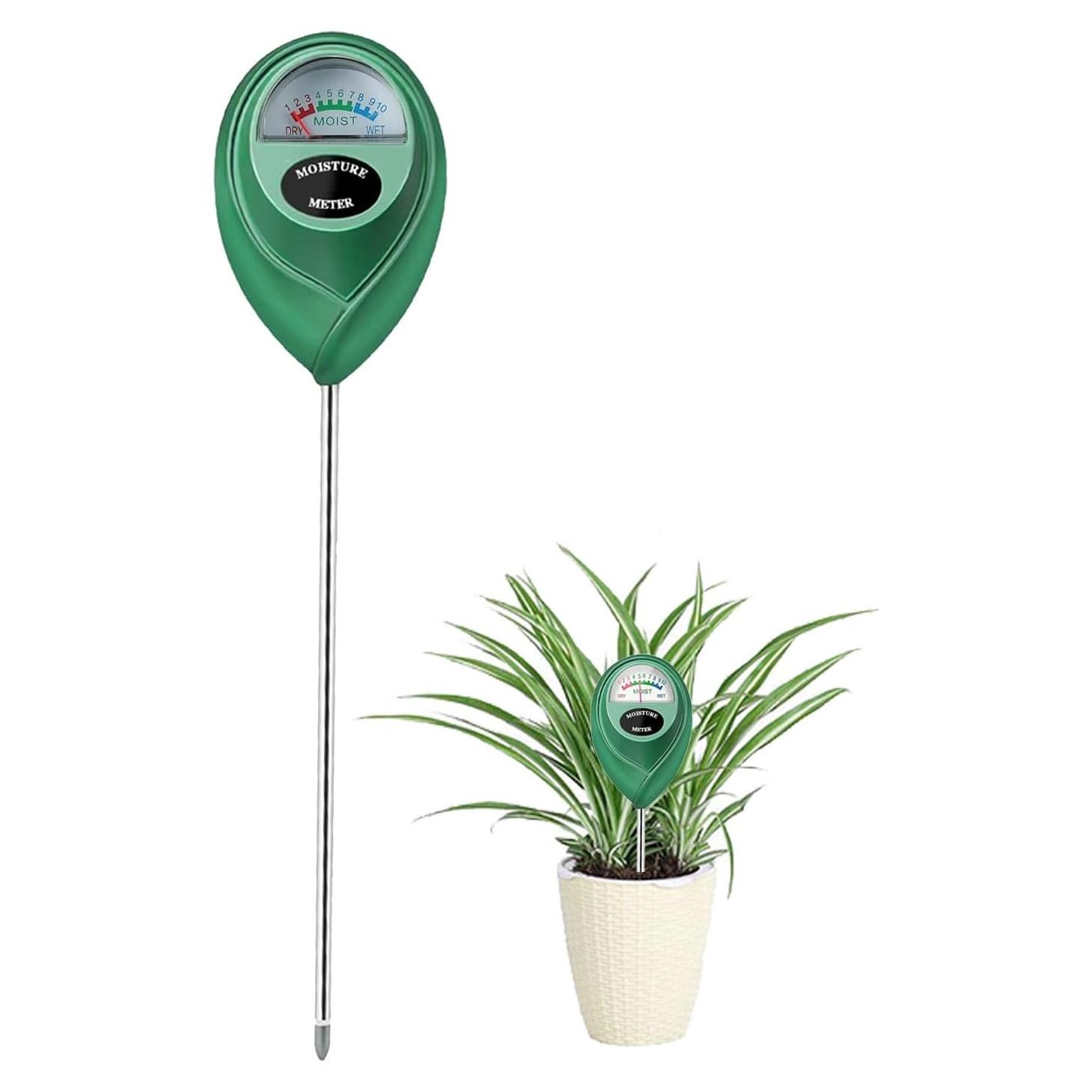 Medidor de Humedad del Suelo Censinda 19.3 cm Verde