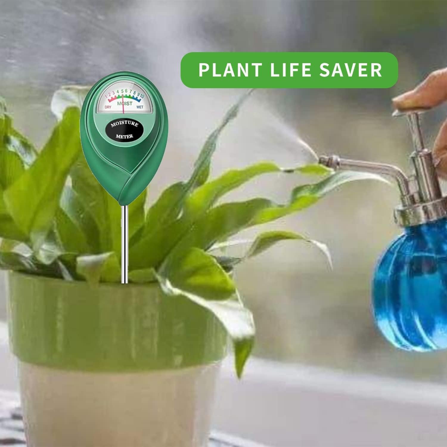 Medidor de Humedad del Suelo Censinda 19.3 cm Verde