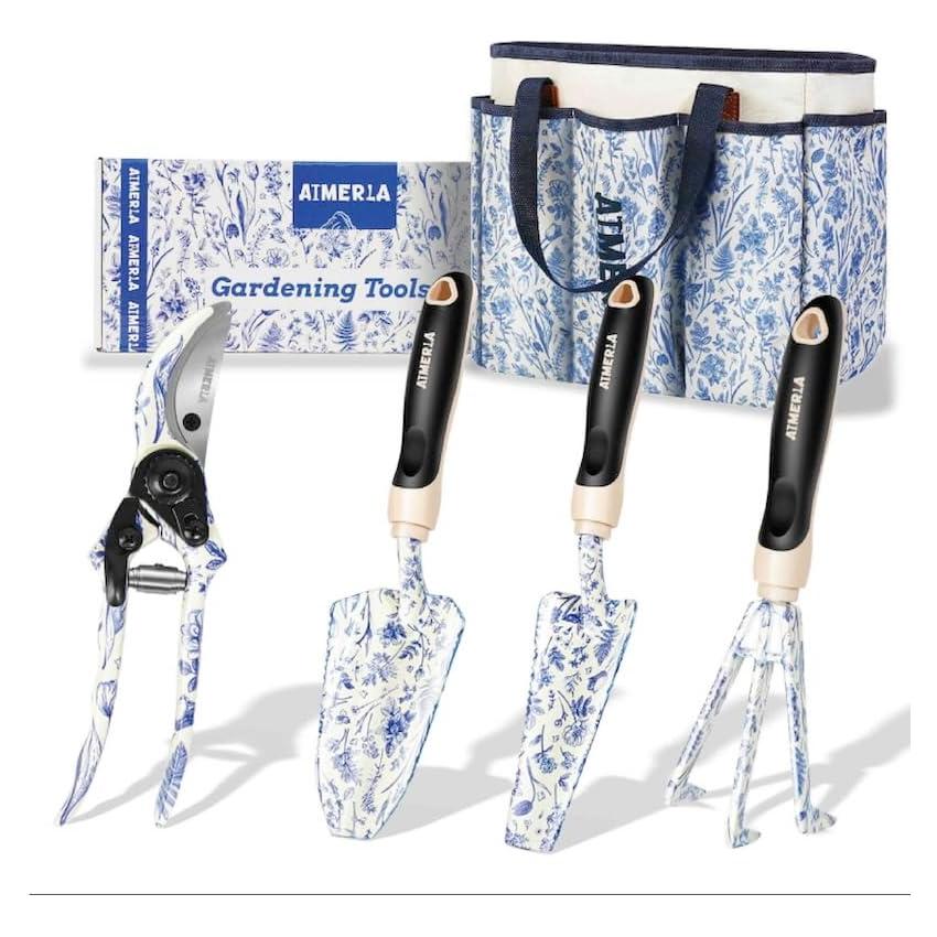 Juego de Herramientas de Jardinería Aimerla 5 Piezas Floral
