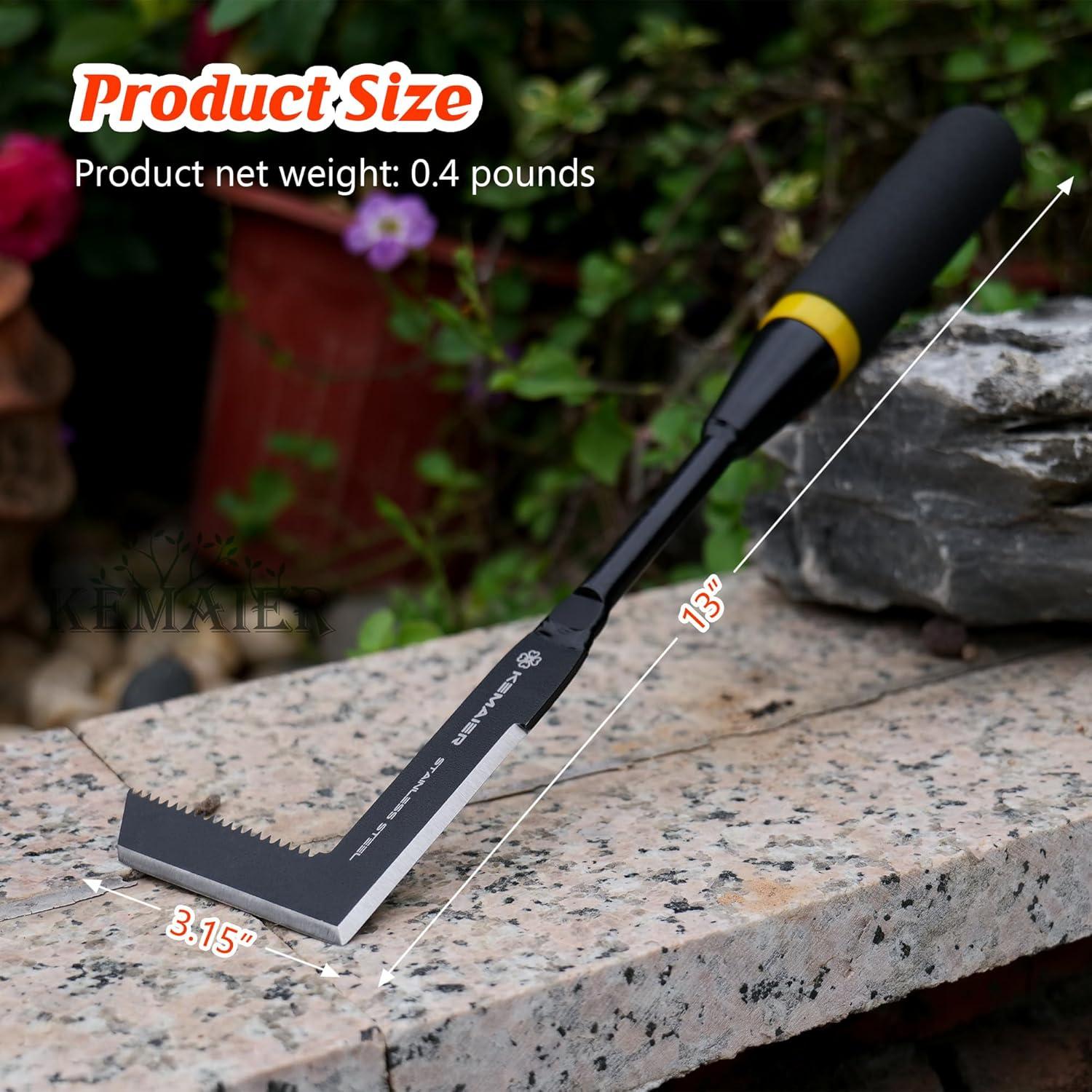 Juego de Herramientas de Jardín Kemaier 5 Piezas Acero Inoxidable