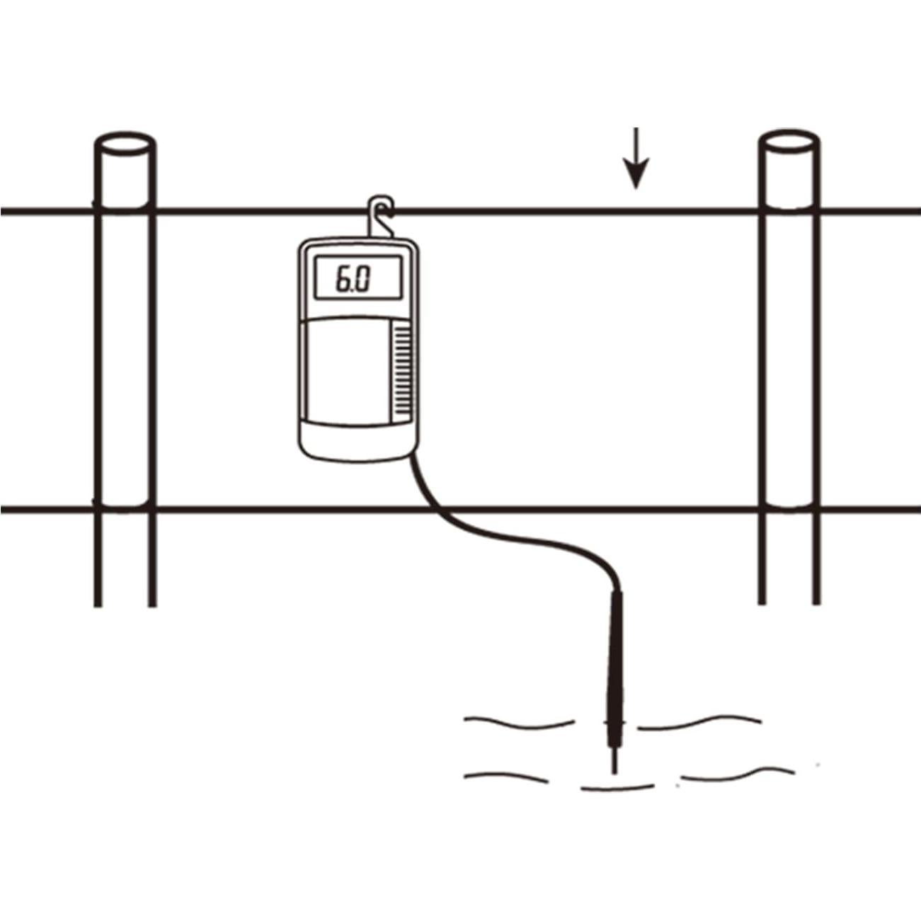 Medidor de Voltaje de Cerca Eléctrica Digital Allsun 300V-9900V