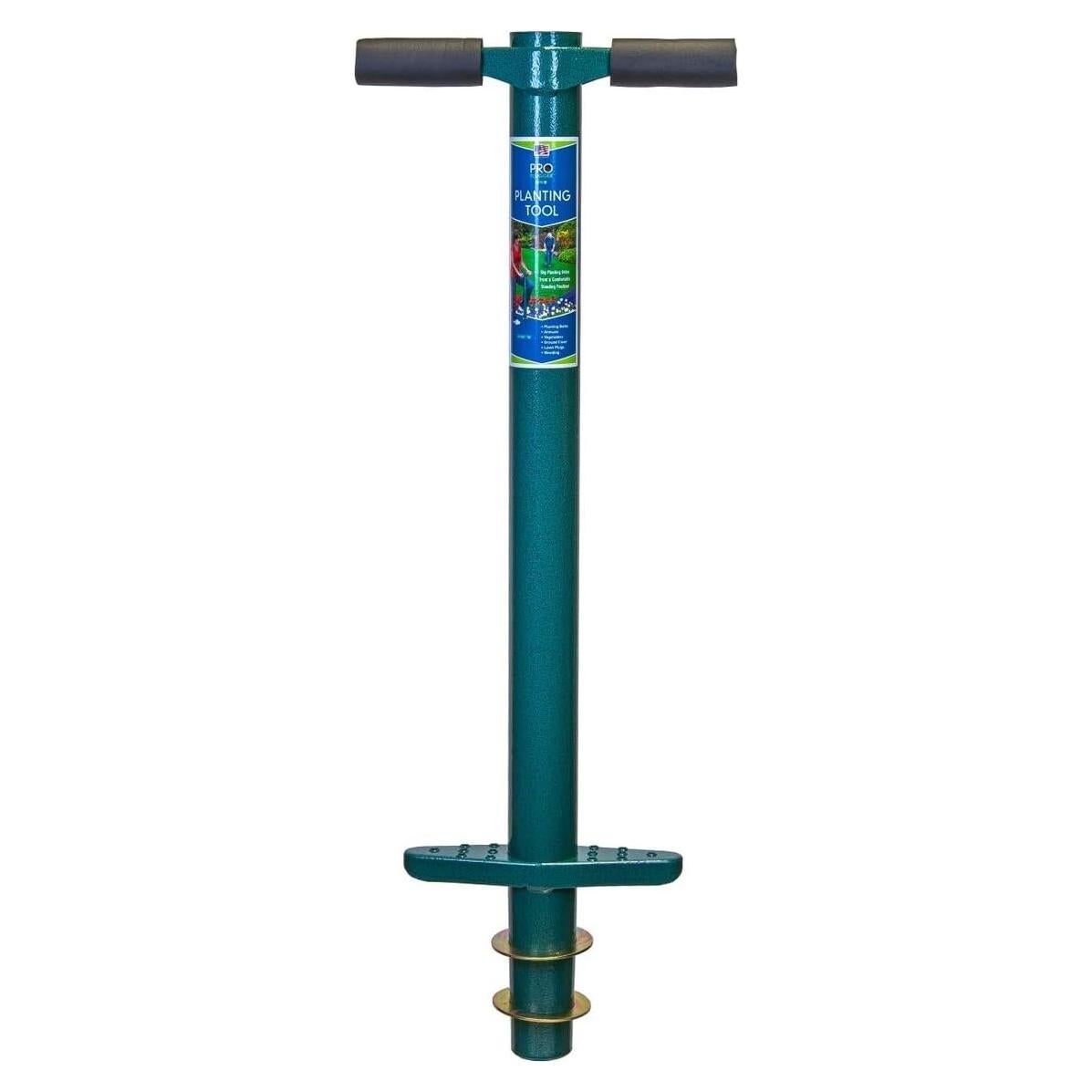 Planter ProPlugger 5-en-1 - Mango Largo, Herramienta Jardín