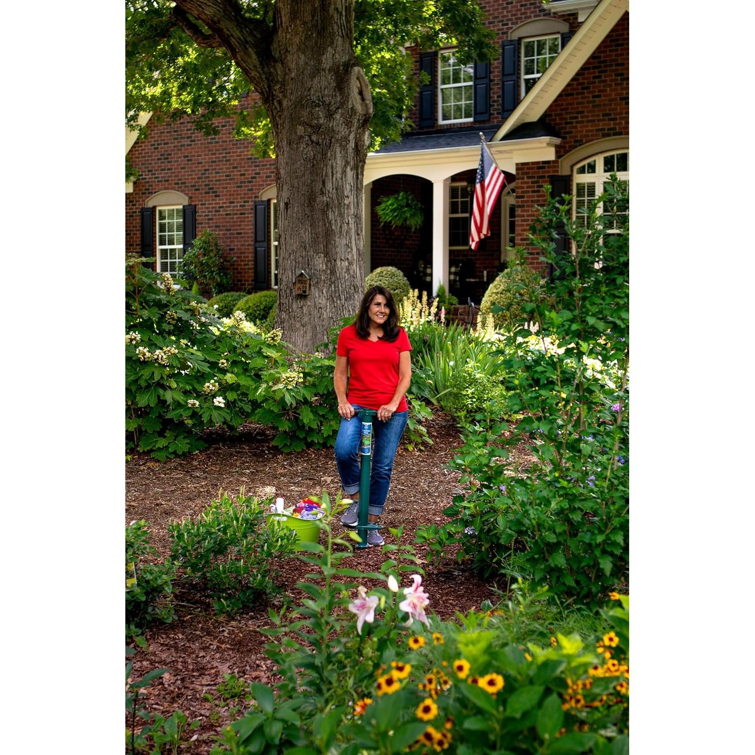 Planter ProPlugger 5-en-1 - Mango Largo, Herramienta Jardín