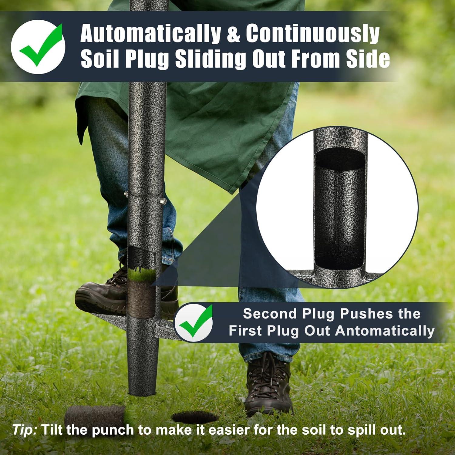 Herramienta para Plantar Bulbos EUIJOIP Mango Largo 85 cm