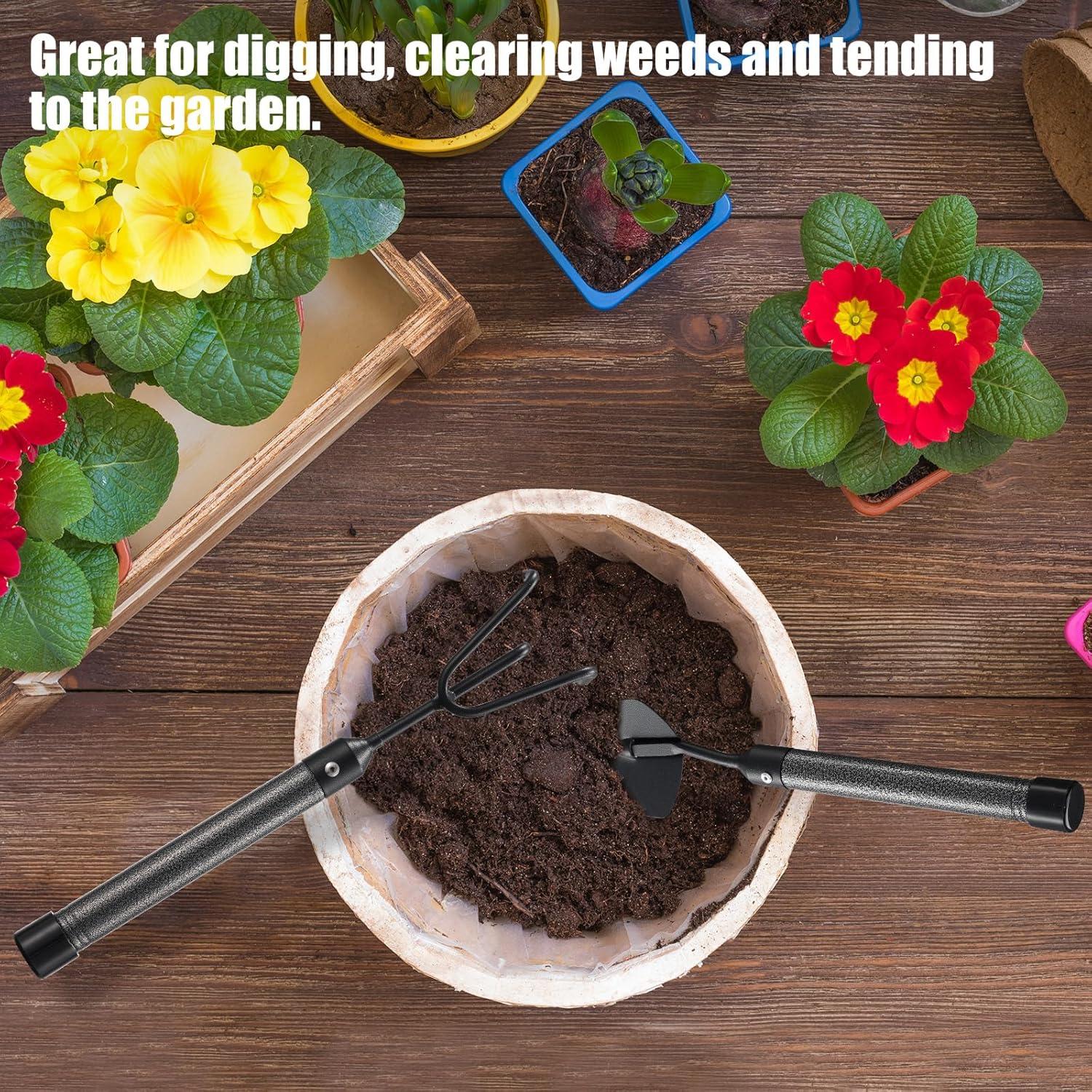 Juego de Herramientas de Jardín EUIJOIP 5 Piezas Acero Inoxidable