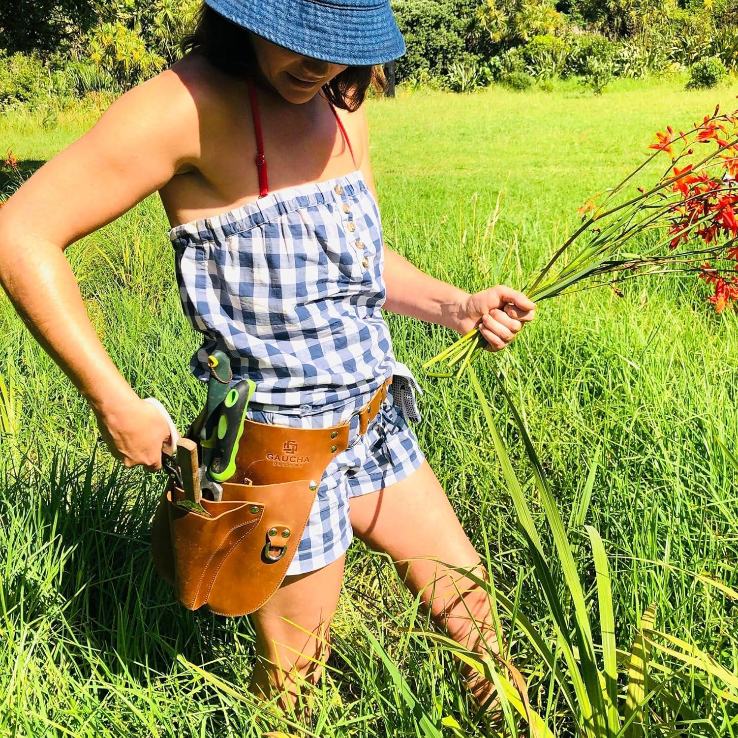 Cinturón de herramientas de cuero Gaucha Designs 55cm