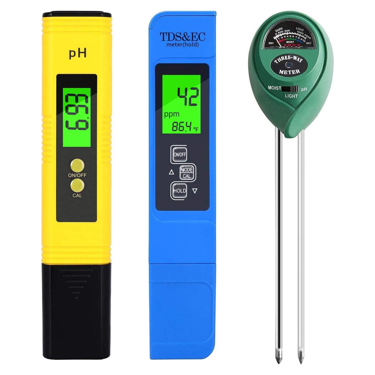 Kit Medidores de pH y TDS Extenuating Threads - 3 Piezas