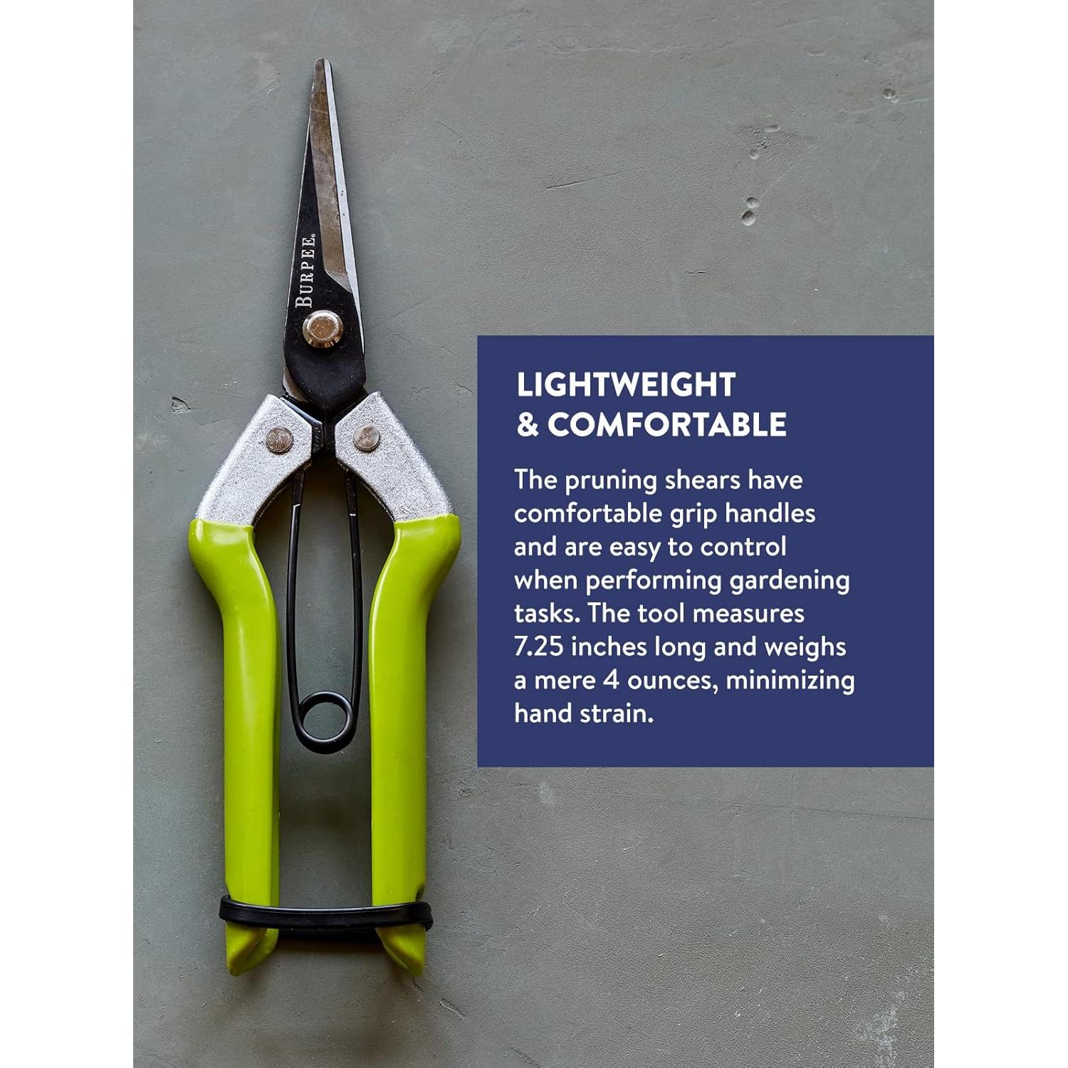 Tijeras de Jardín de Poda Burpee CR725 - Acero al Carbono