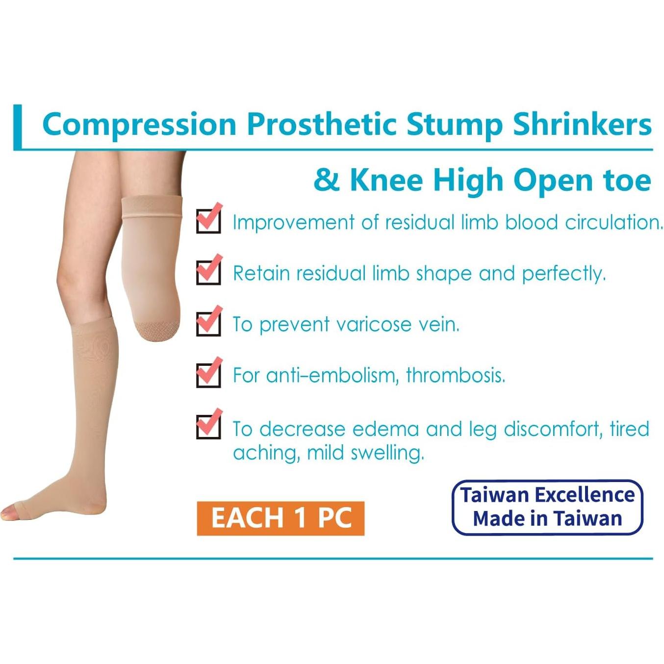 Reductores de muñón protésico JianiMed + Medias Compresión M