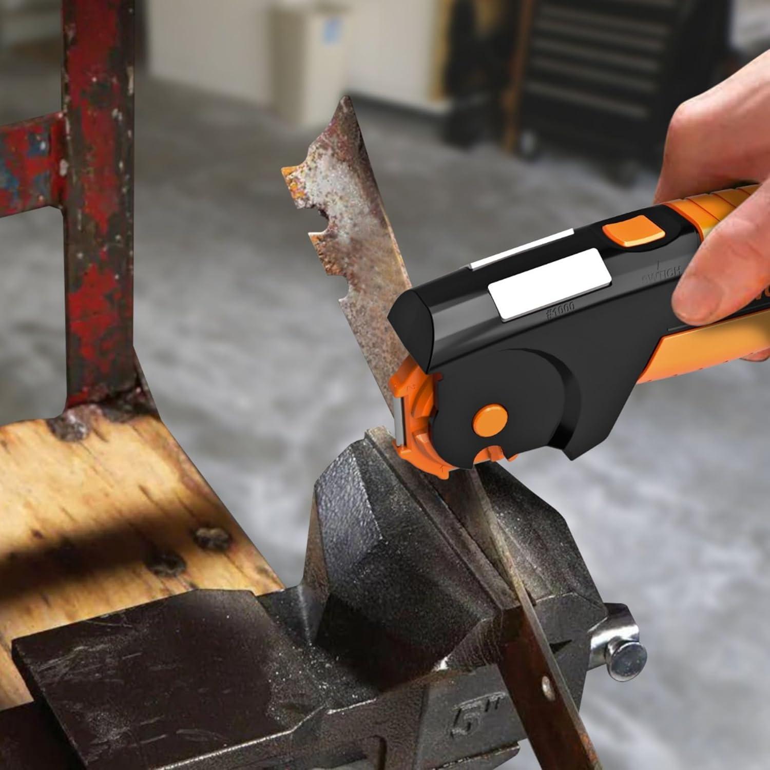 Afilador de Herramientas Todo-en-Uno Sharp Pebble Ninja Naranja