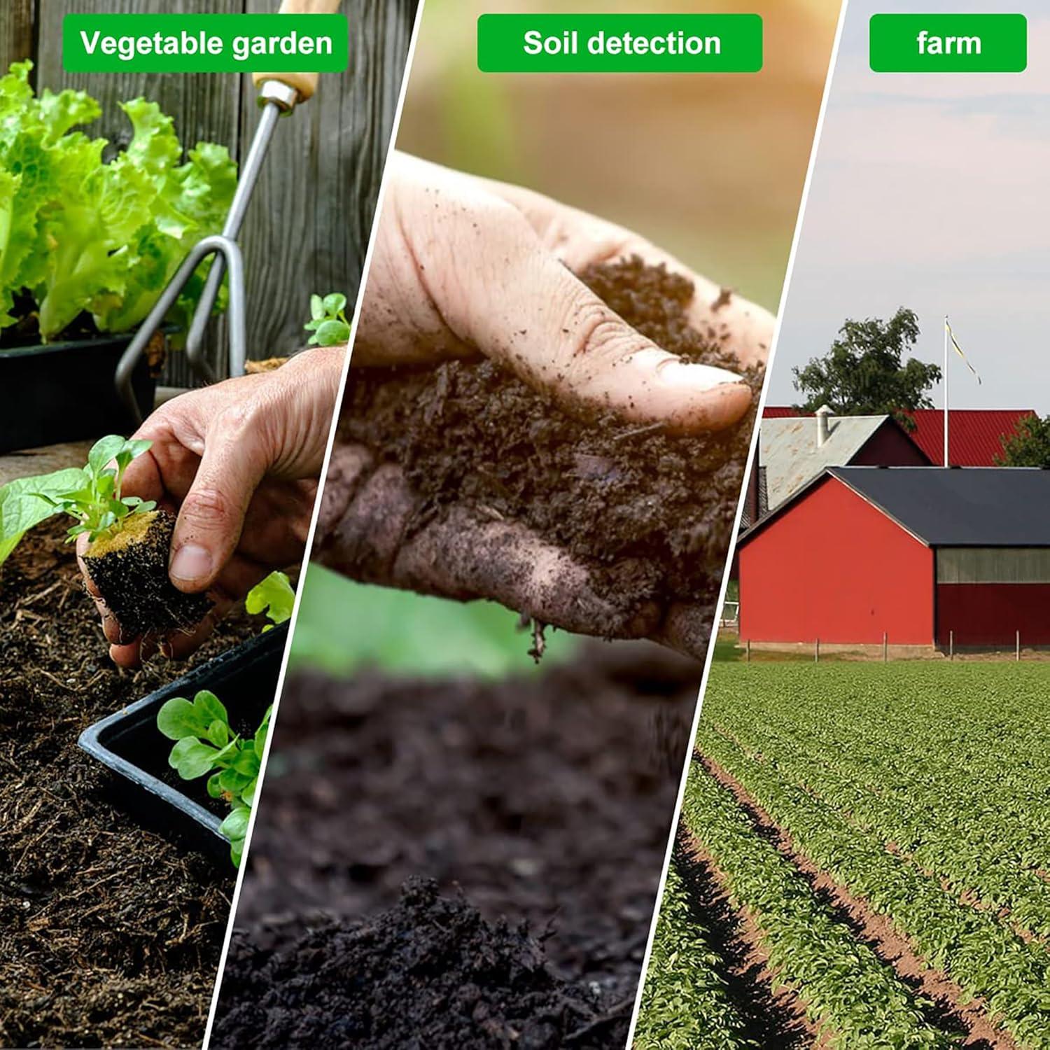 Varilla de Probeta de Suelo Wdlxmzx Acero Inoxidable 30,5 cm