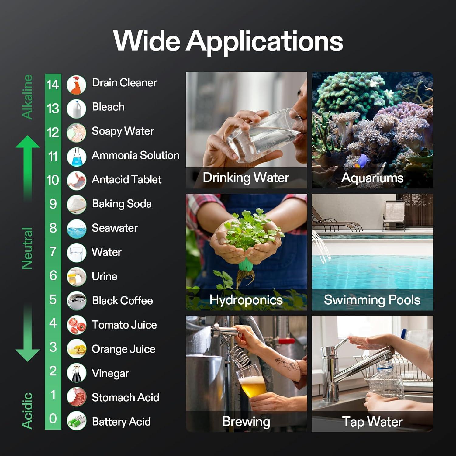 Medidor de pH Digital VIVOSUN Tipo Pen Alta Precisión