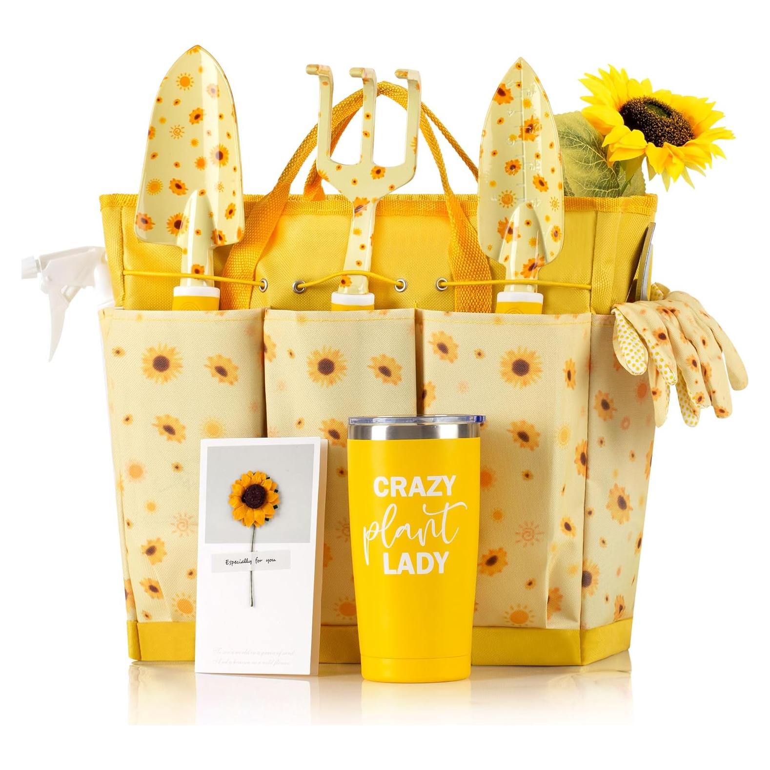 Juego de Herramientas de Jardín LZPTYYSN con Bolsa Amarilla