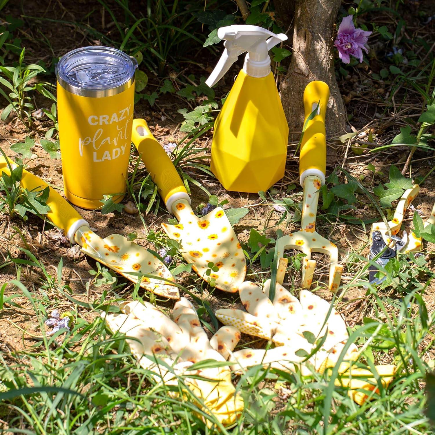 Juego de Herramientas de Jardín LZPTYYSN con Bolsa Amarilla