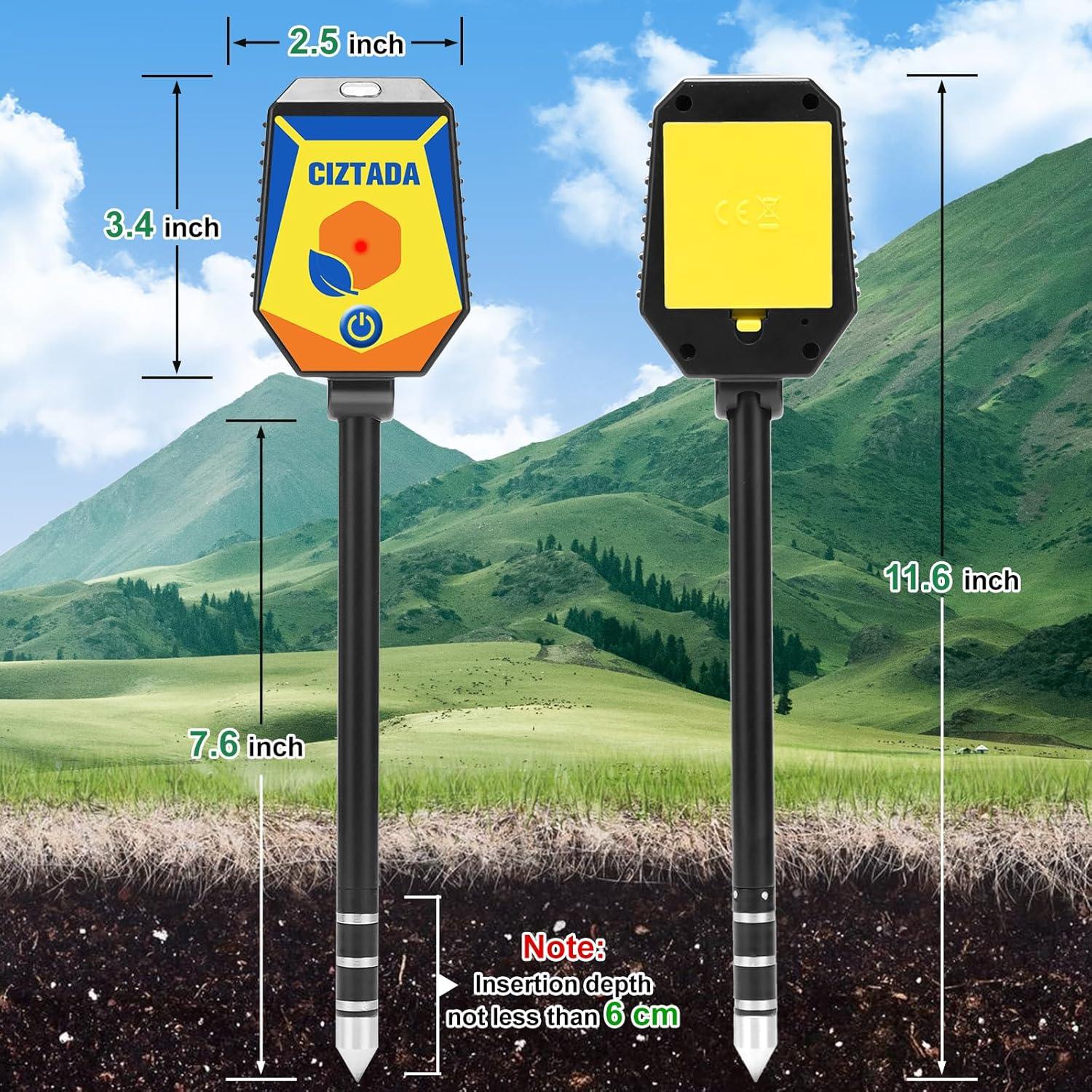Medidor de Humedad del Suelo 8 en 1 con App Jinan