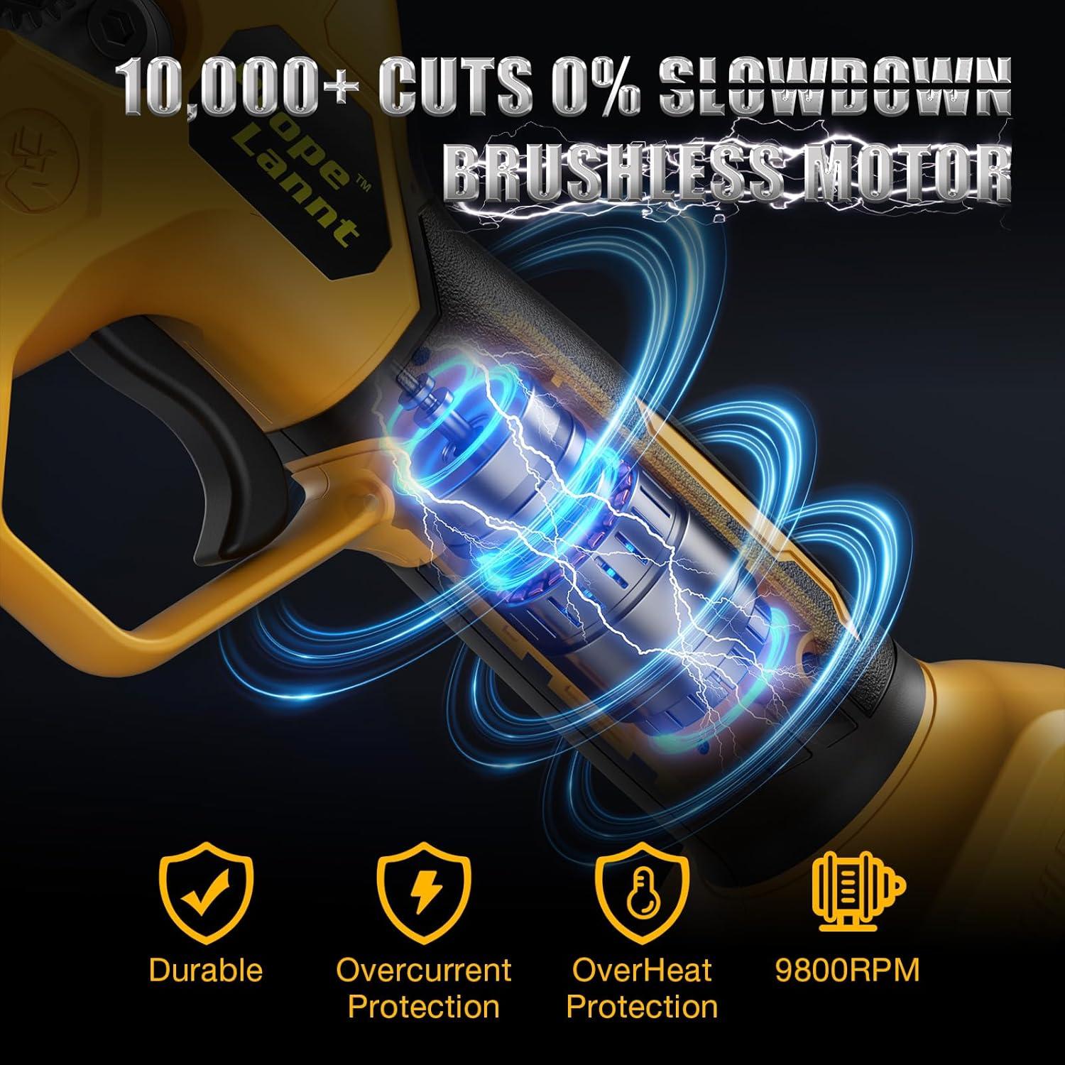 Tijeras de podar eléctricas PropeLannt 20V - 1.5" corte