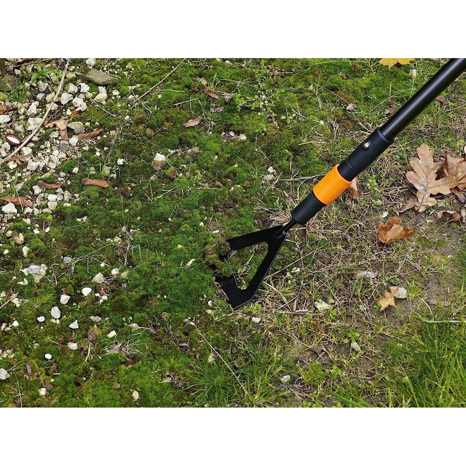 Azada Holandesa Fiskars QuikFit 12.5 cm Acero Boro Negro/Naranja
