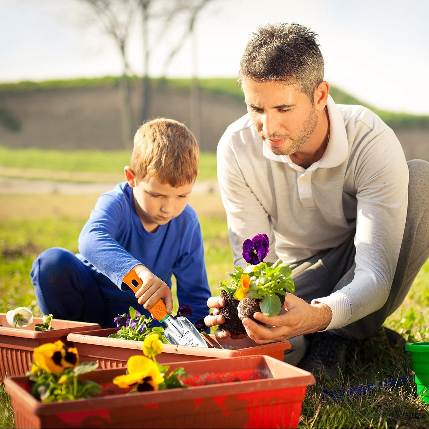 Juego de Herramientas de Jardín UKOKE 12 Piezas Aluminio