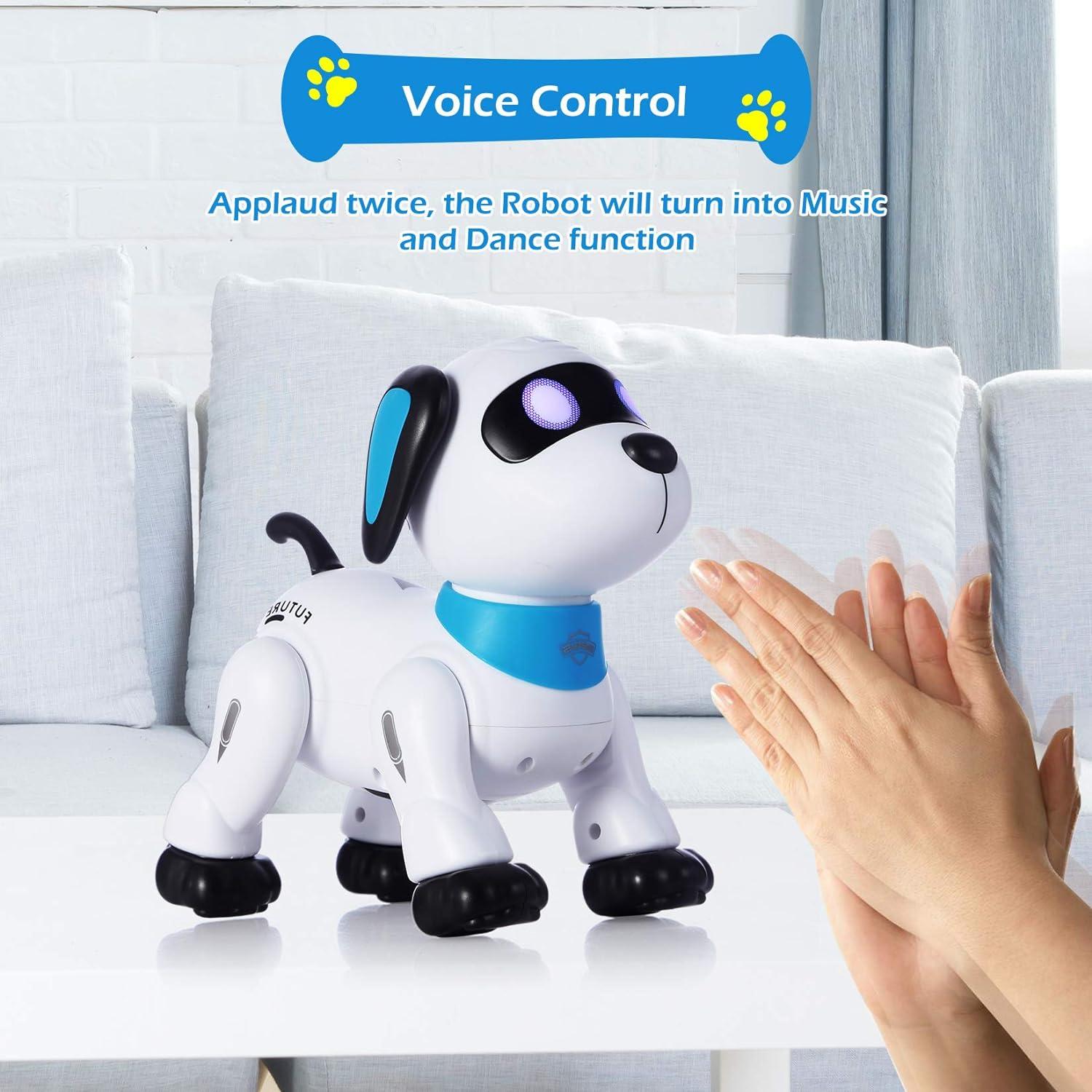 Perro Robot Control Remoto Yiman Azul 0.60 kg 3+ Años