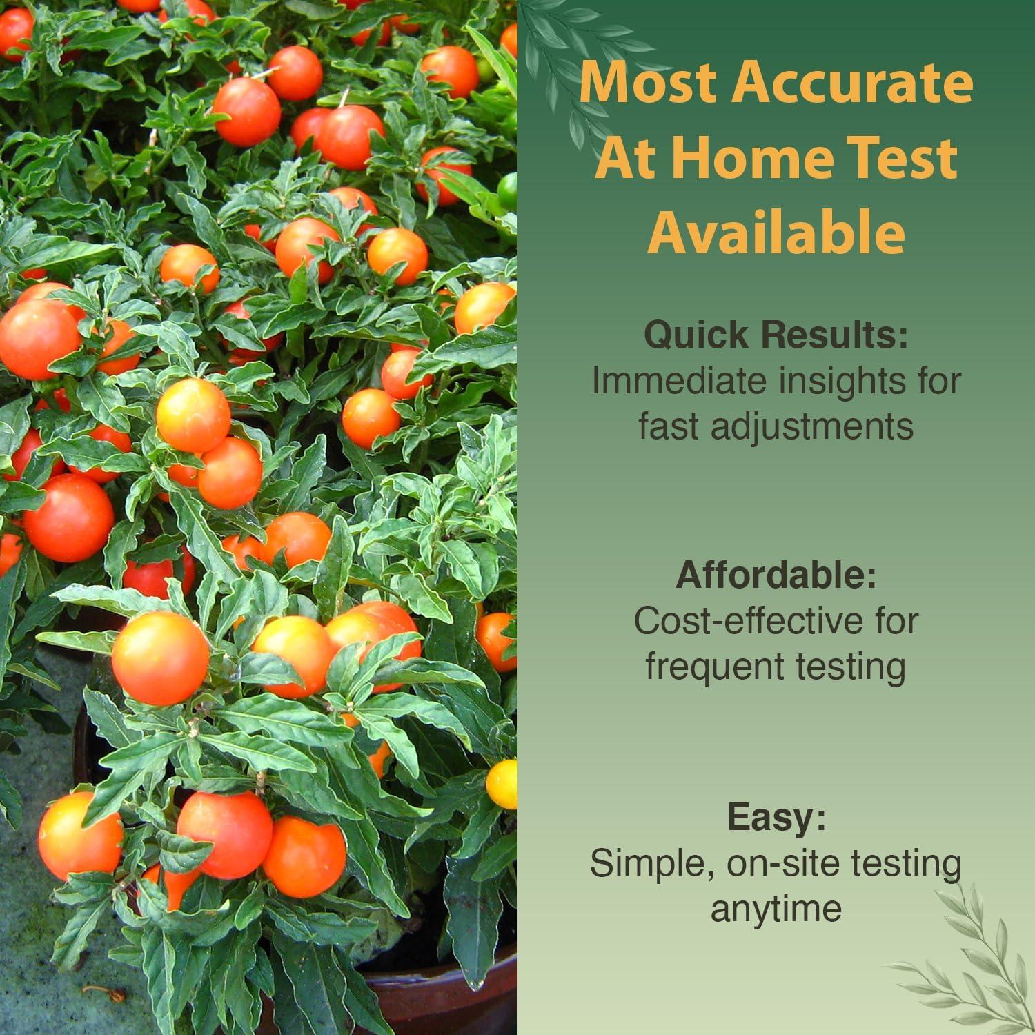 Kit de Prueba de Suelo 4 en 1 Dewilde - 40 Pruebas pH/N/P/K