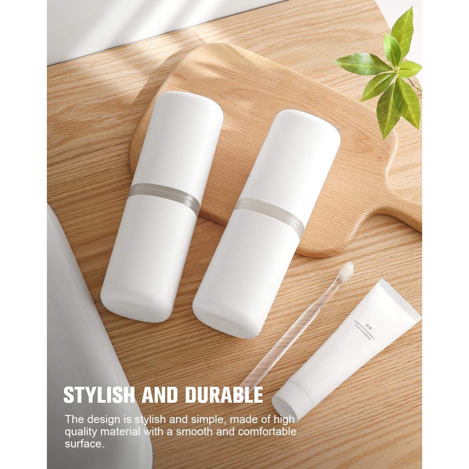 Soporte de Cepillo de Dientes FERYES Estuche Blanco 23.1 cm