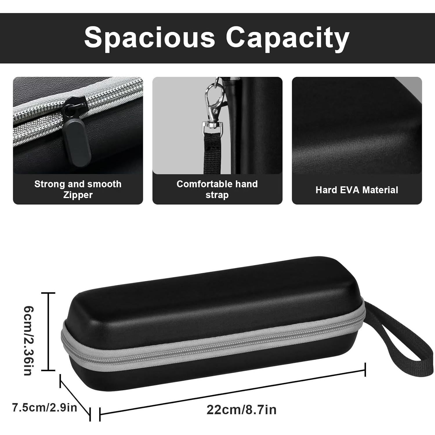 Estuche de viaje TUNYINSH para cepillo eléctrico negro