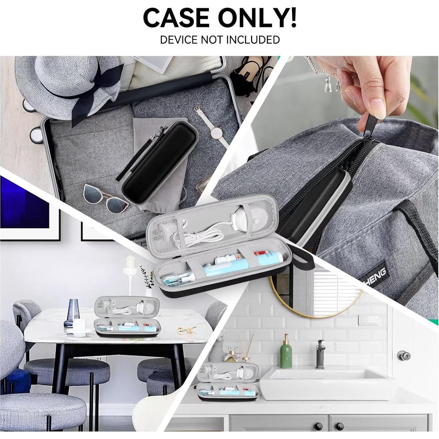Estuche de viaje TUNYINSH para cepillo eléctrico negro