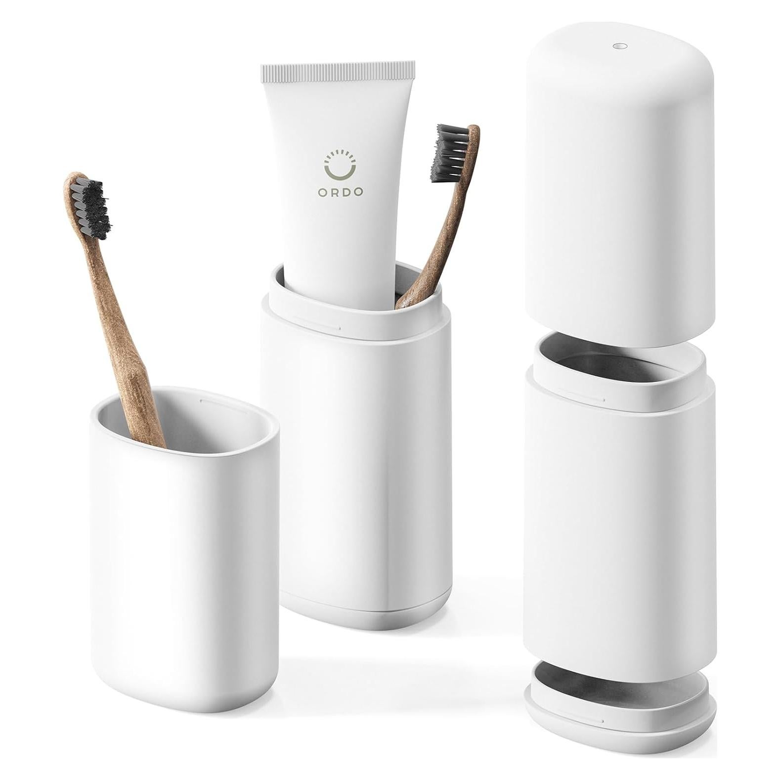 Estuche de Cepillo de Dientes de Viaje Baluca Blanco 20 cm