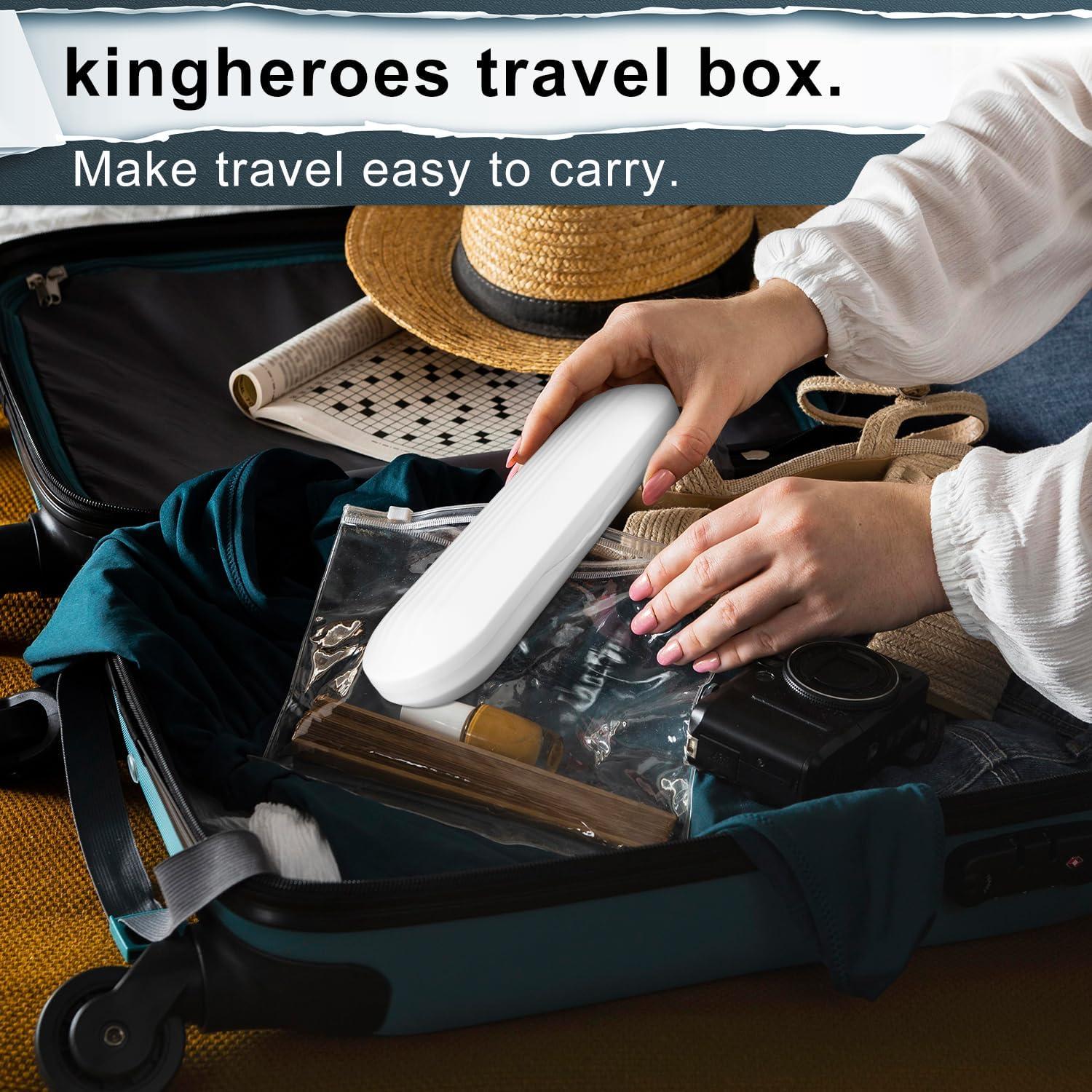 Cepillo de Dientes Eléctrico Kingheroes C2PRO Negro 8 Cabezas