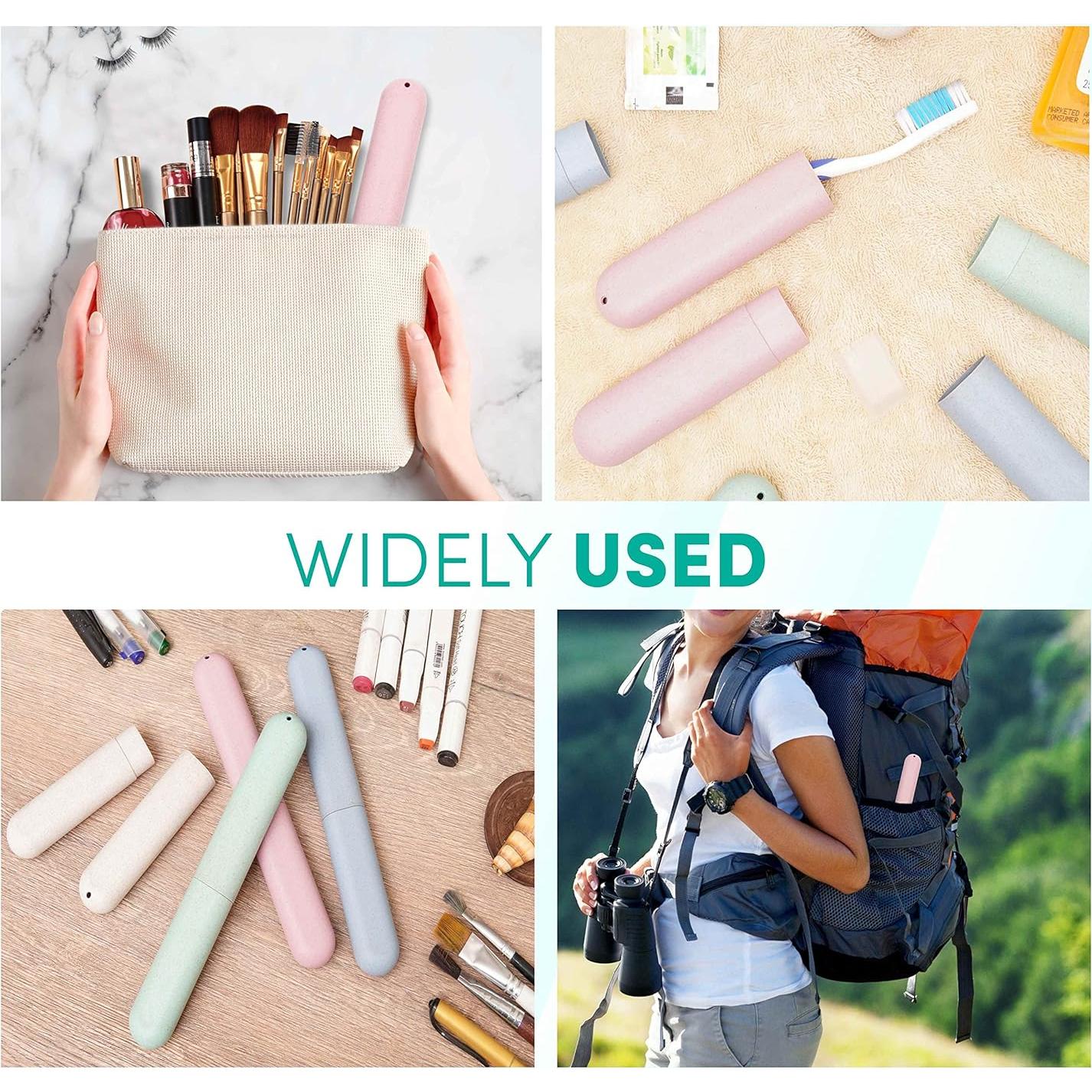 Estuche de Cepillo de Dientes de Viaje 4 PCS Flytofer