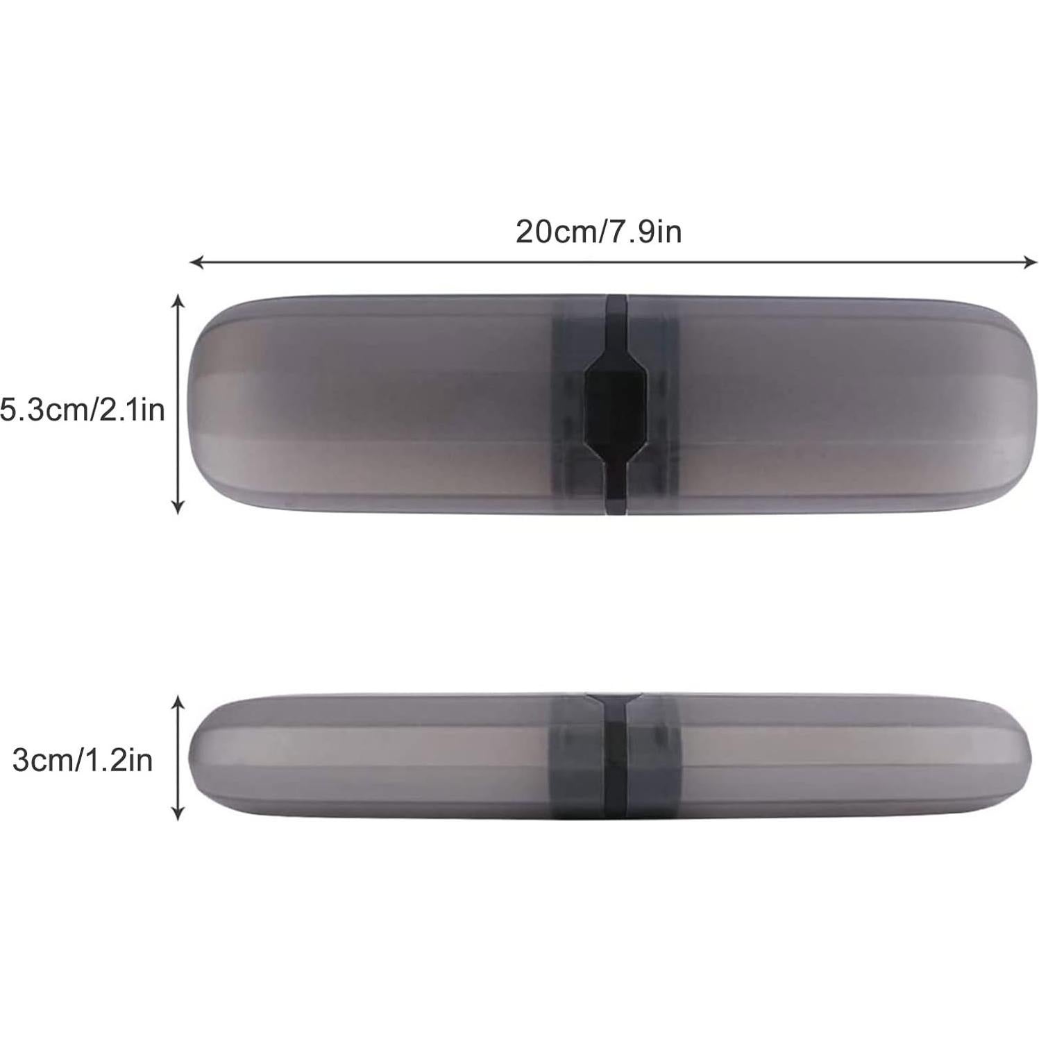 Estuche de Viaje para Cepillos de Dientes Yeeco Negro 20 cm