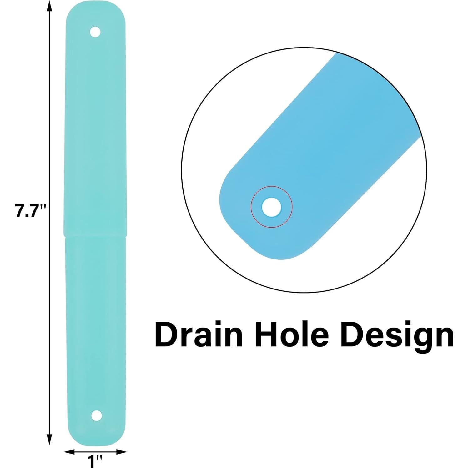 Estuche Portacepillos de Viaje Cllayees 6 Pcs Multicolor