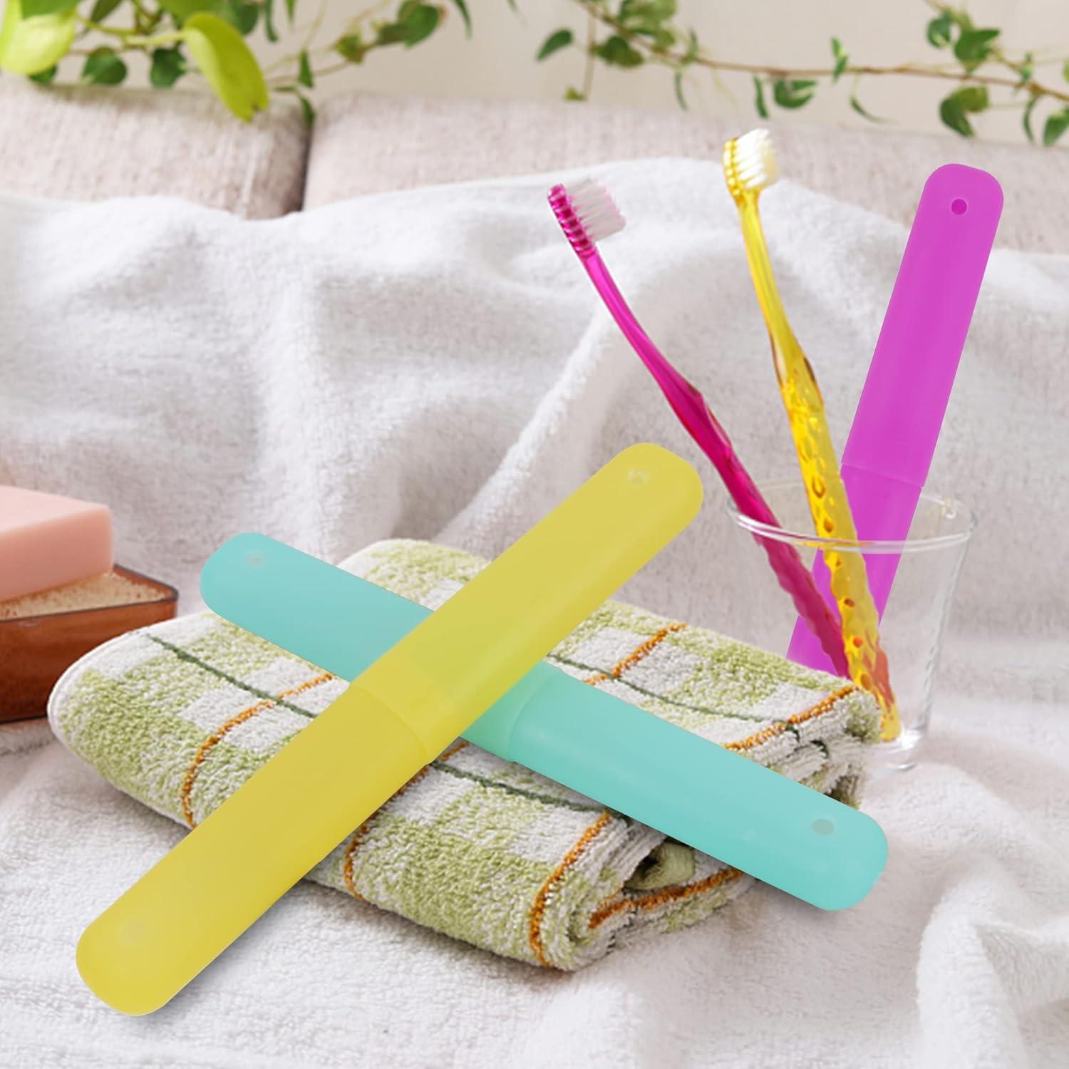 Estuche Portacepillos de Viaje Cllayees 6 Pcs Multicolor