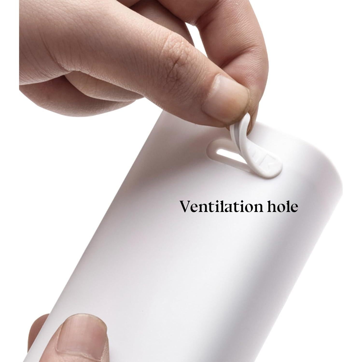 Estuche de Cepillo de Dientes de Viaje Crafts Stone Blanco