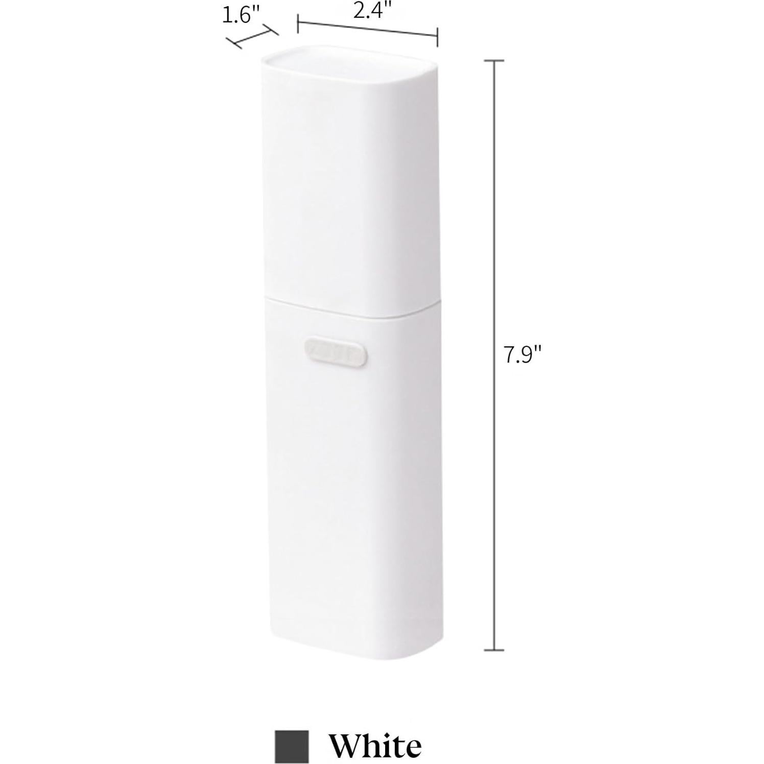 Estuche de Cepillo de Dientes de Viaje Crafts Stone Blanco