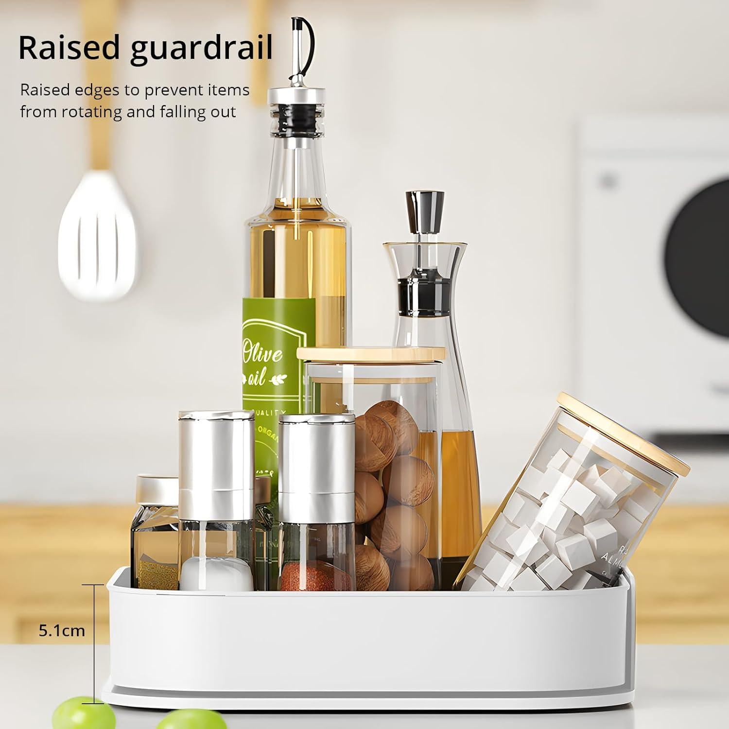 Organizador Giratorio Semlos 22.86 cm para Especias Cocina