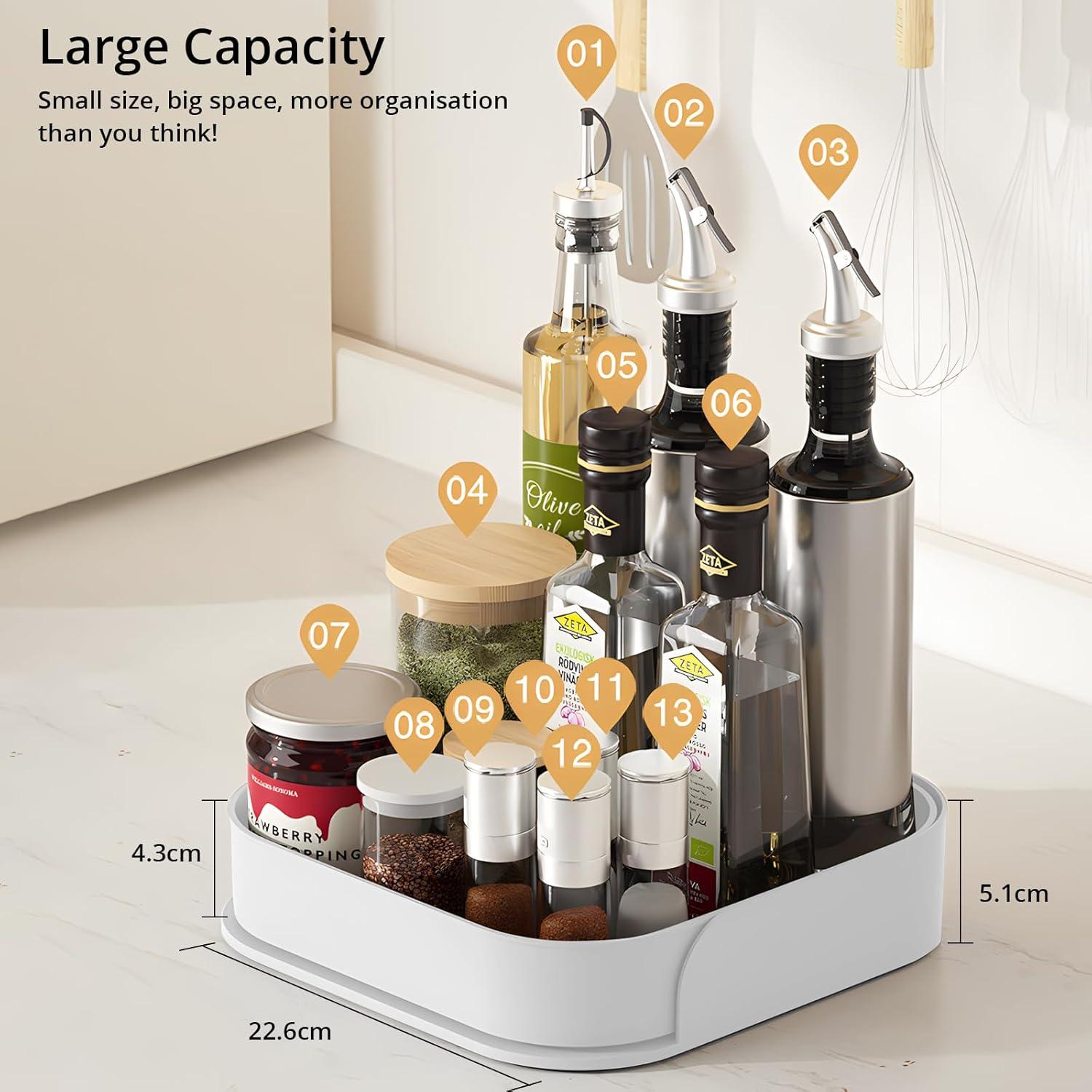 Organizador Giratorio Semlos 22.86 cm para Especias Cocina