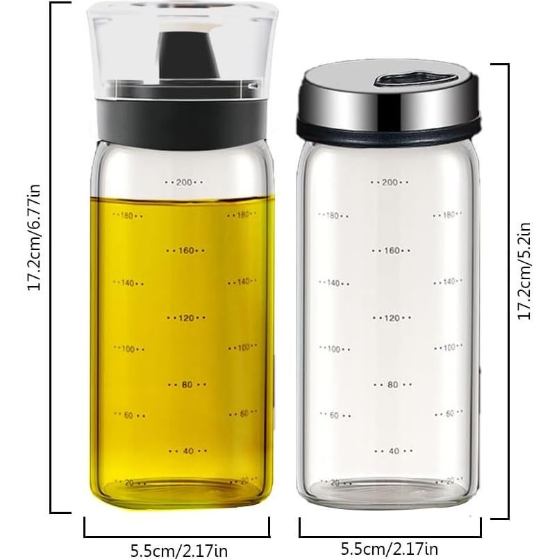 Organizador de Especias Giratorio TINMIX con 5 Tarros de Vidrio