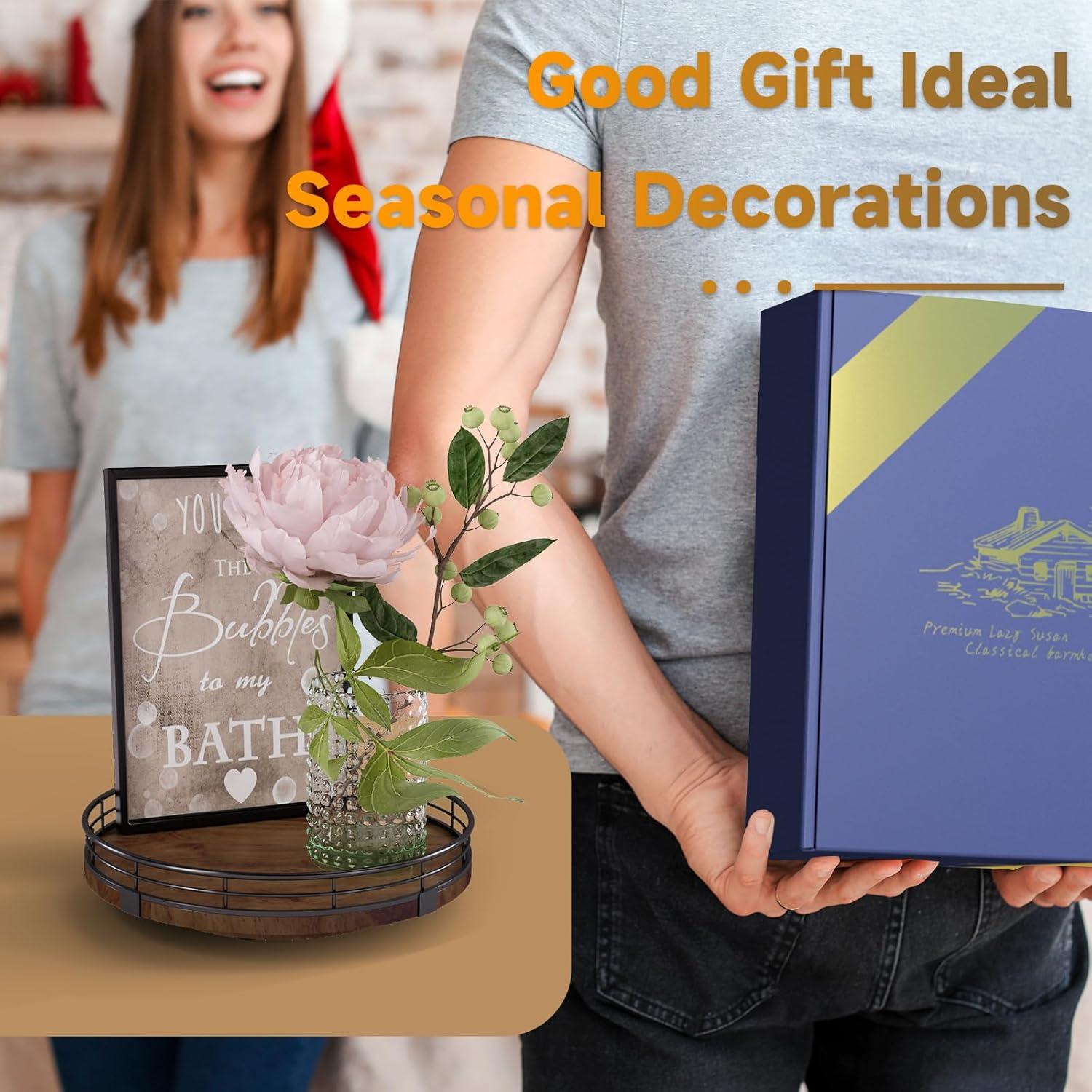 Organizador giratorio de roble AMH 22,86 cm para cocina